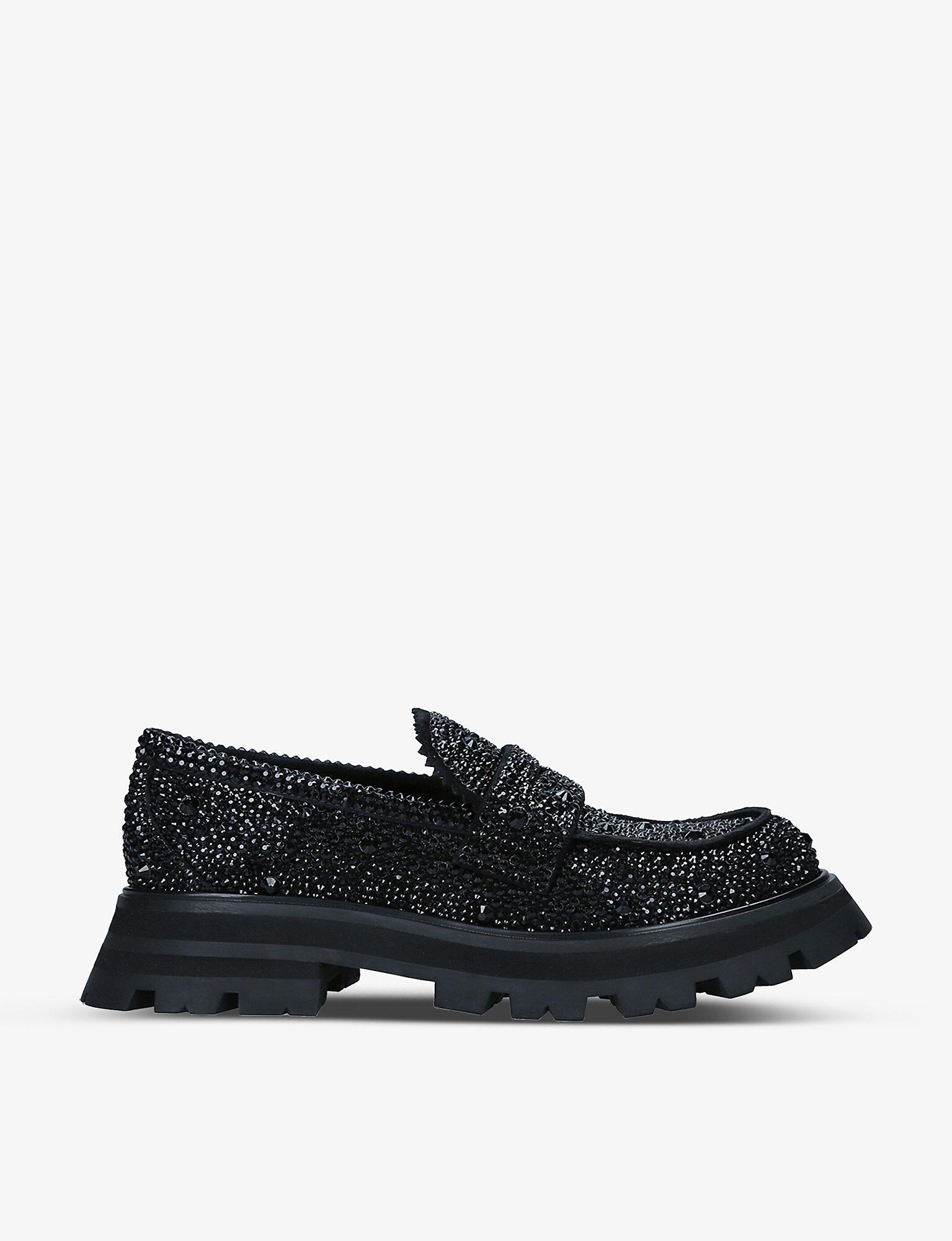 alexander mcqueen loafers womens