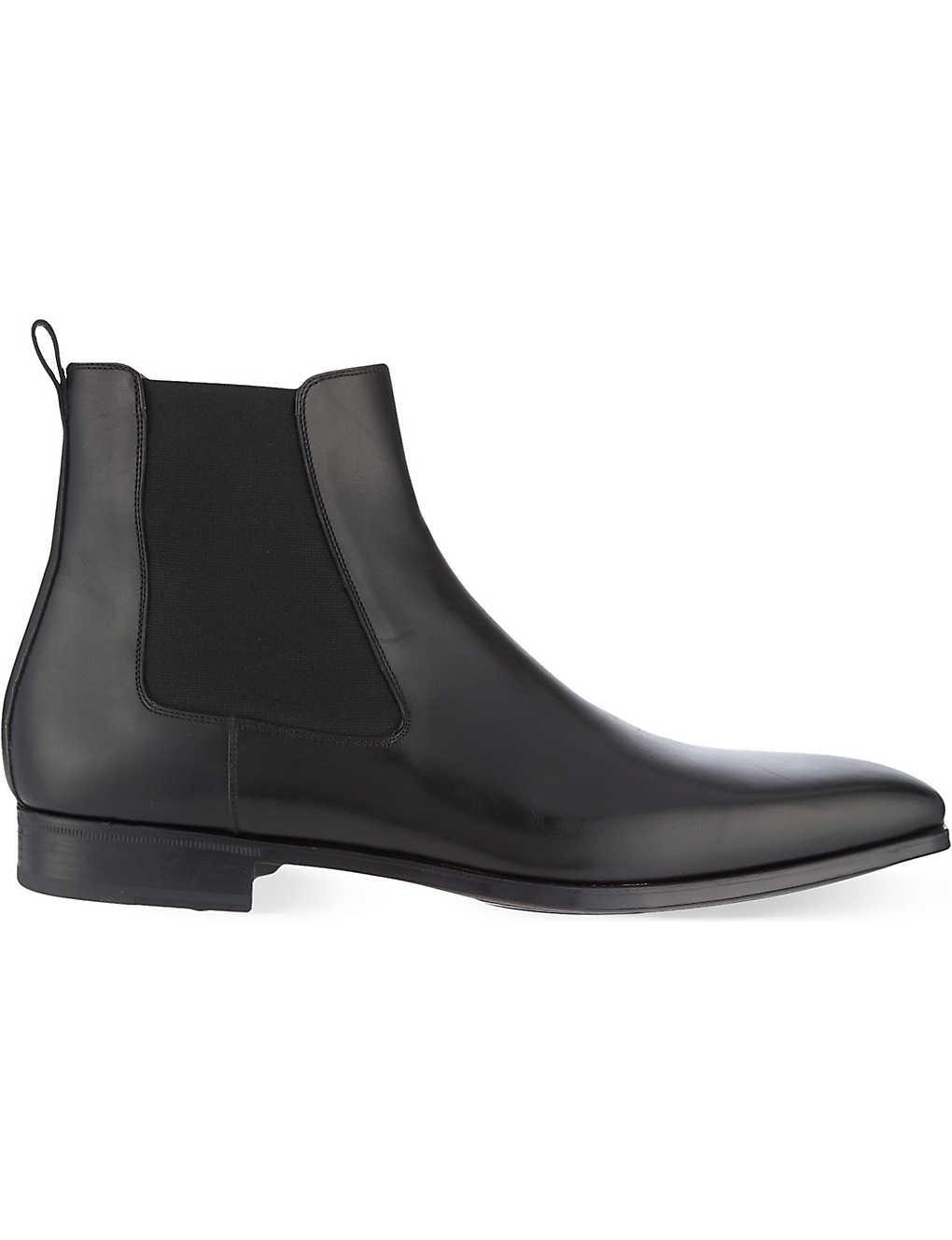 Magnanni Leather Chelsea Boots in Black for Men - Save 39% - Lyst