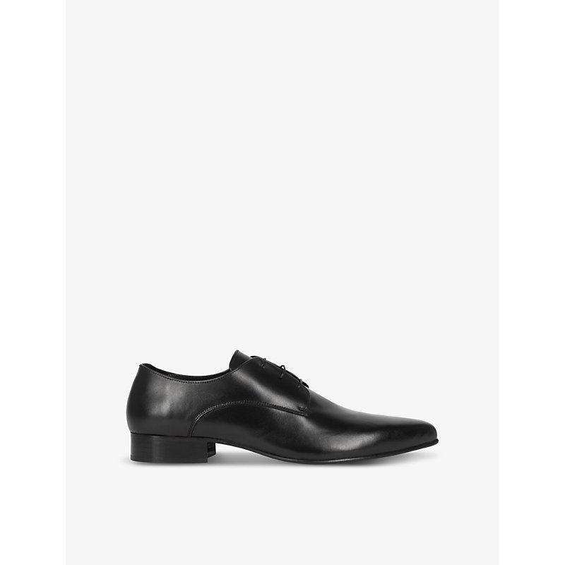 The Kooples Pointed-Toe Leather Derby Shoes in Black for Men  display picture 1
