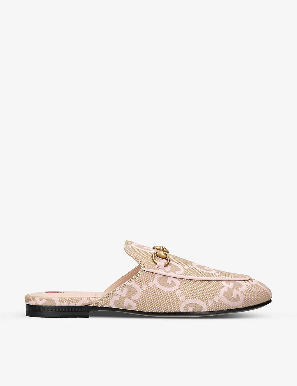 White gucci cheap princetown slippers