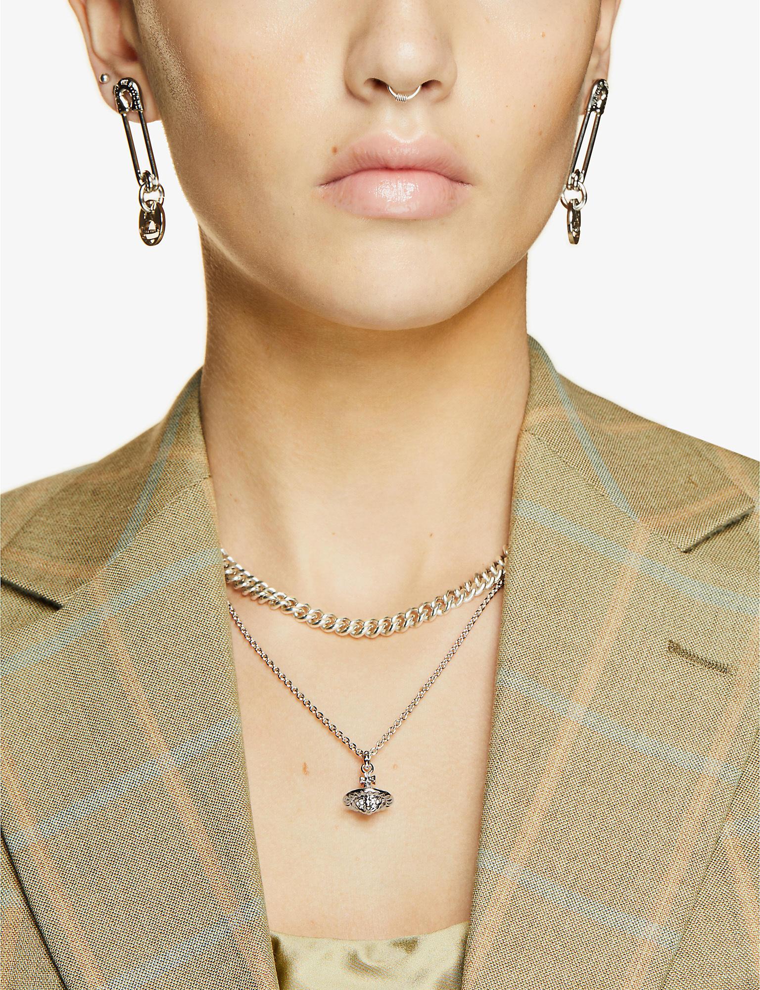 Vivienne Westwood Man. Mayfair Bas Relief Orb Pendant Necklace | Harrods OM