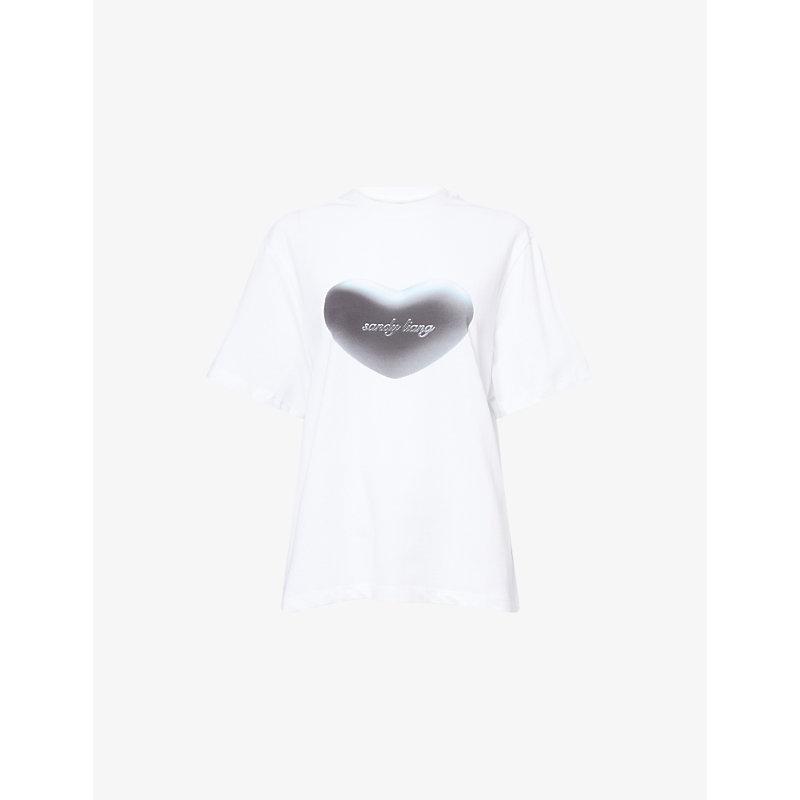 SANDY LIANG サンディリアン ハート Tシャツ SANDY LIANG(サンディ・リアン)のCHOUCHOU TEE通販 | 集英社
