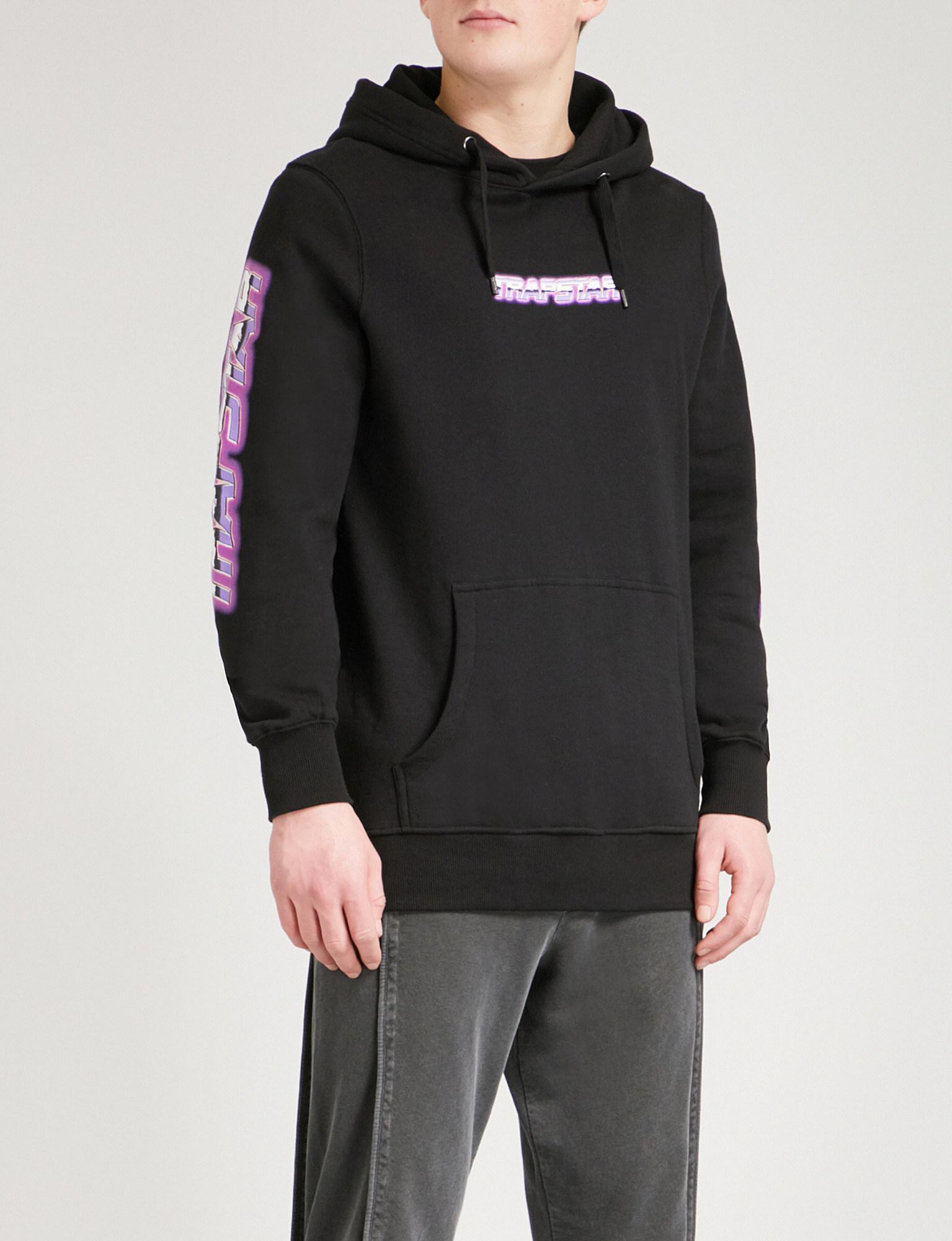 blue trapstar hoodie