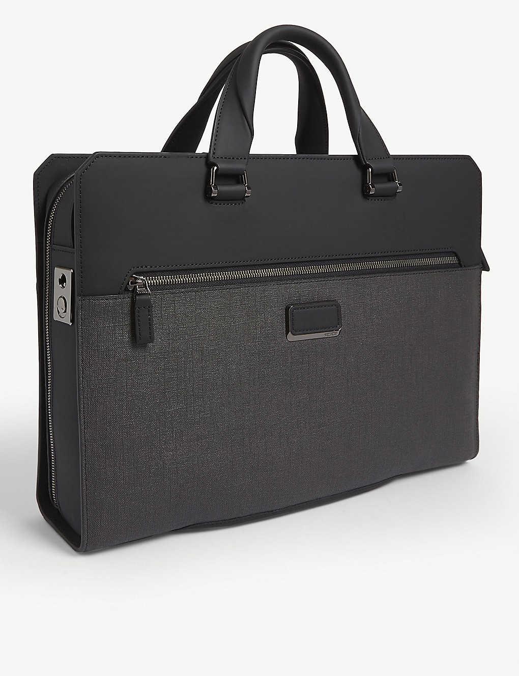 Tumi Ashton Barnet Double - Zip Briefcase in Gray for Men | Lyst