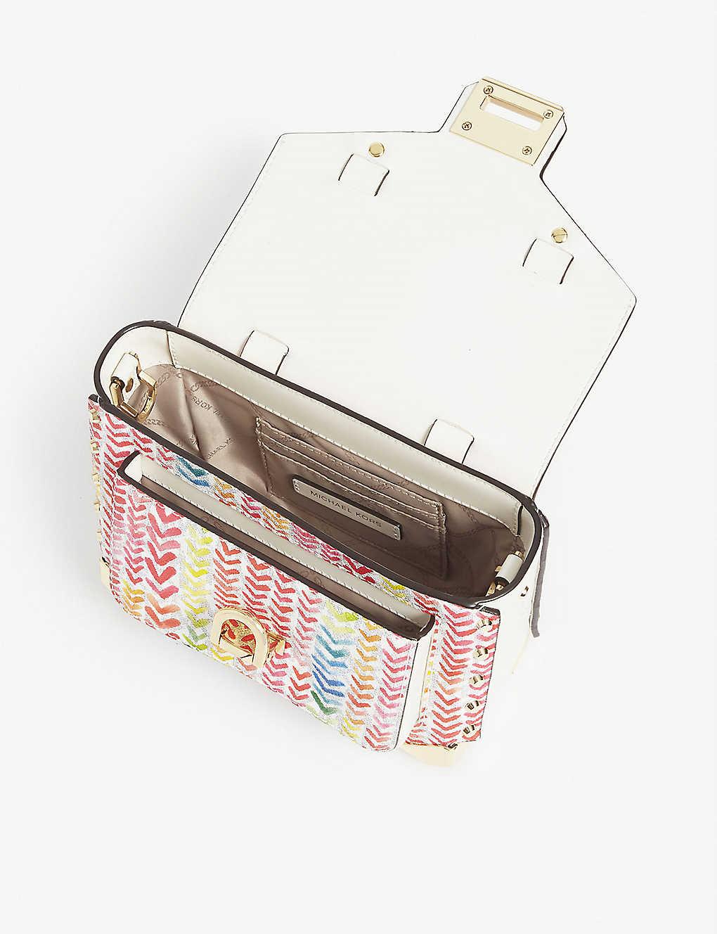 michael kors backpack with heart