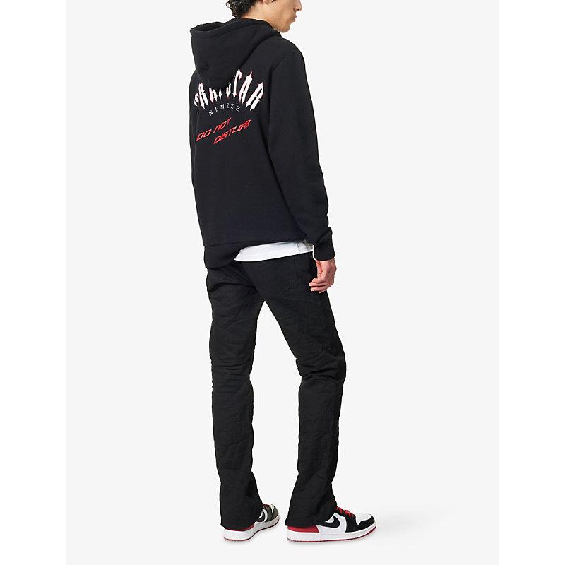 Trapstar X Nemzzz Shooters Kangaroo-Pocket Cotton-Jersey Hoody in