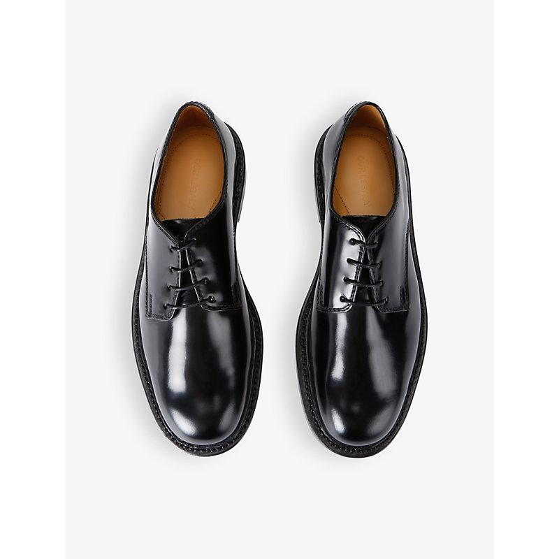 Our Legacy Uniform Parade Leather Derby Shoes in Black for Men | Lyst
