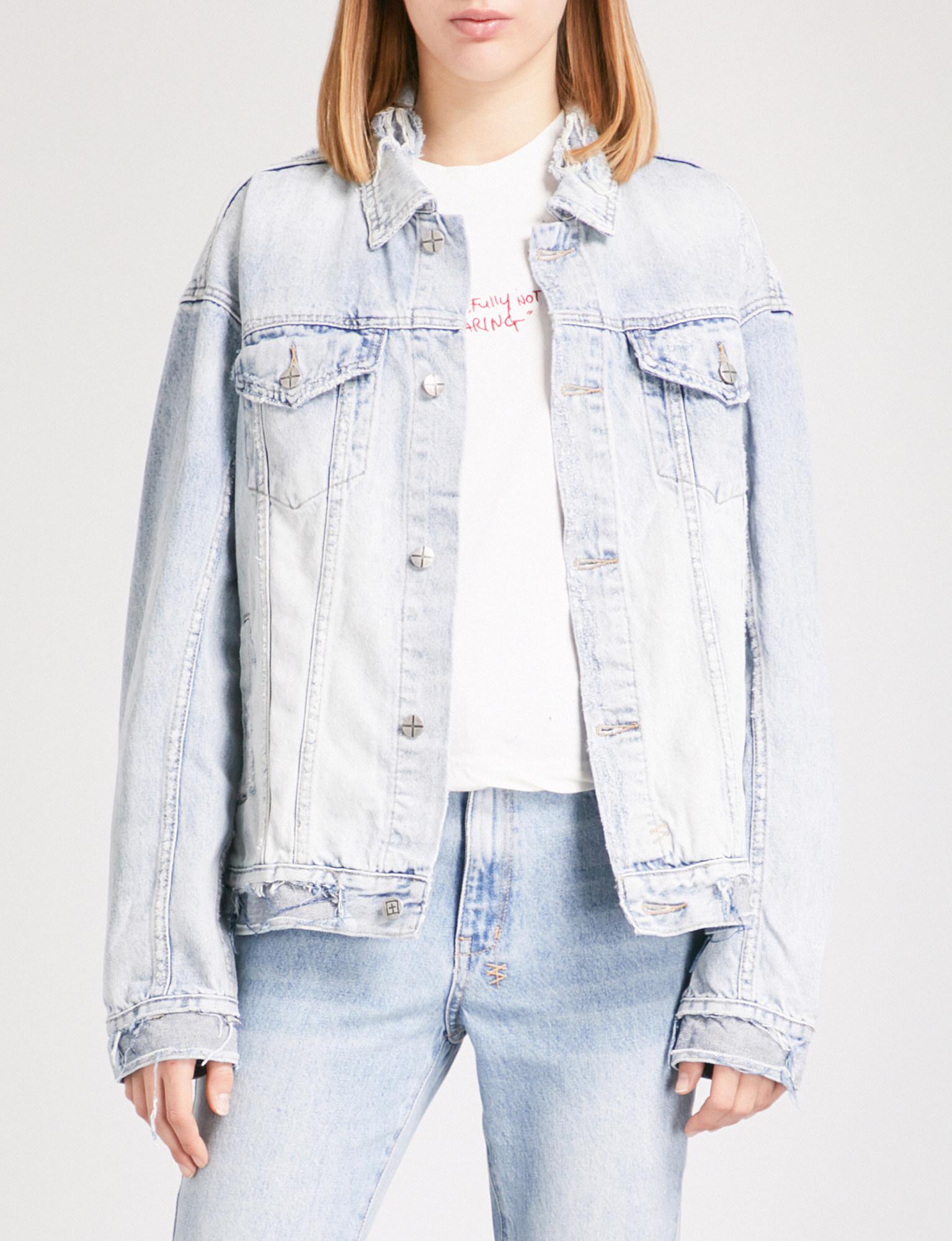 ksubi oversized denim jacket