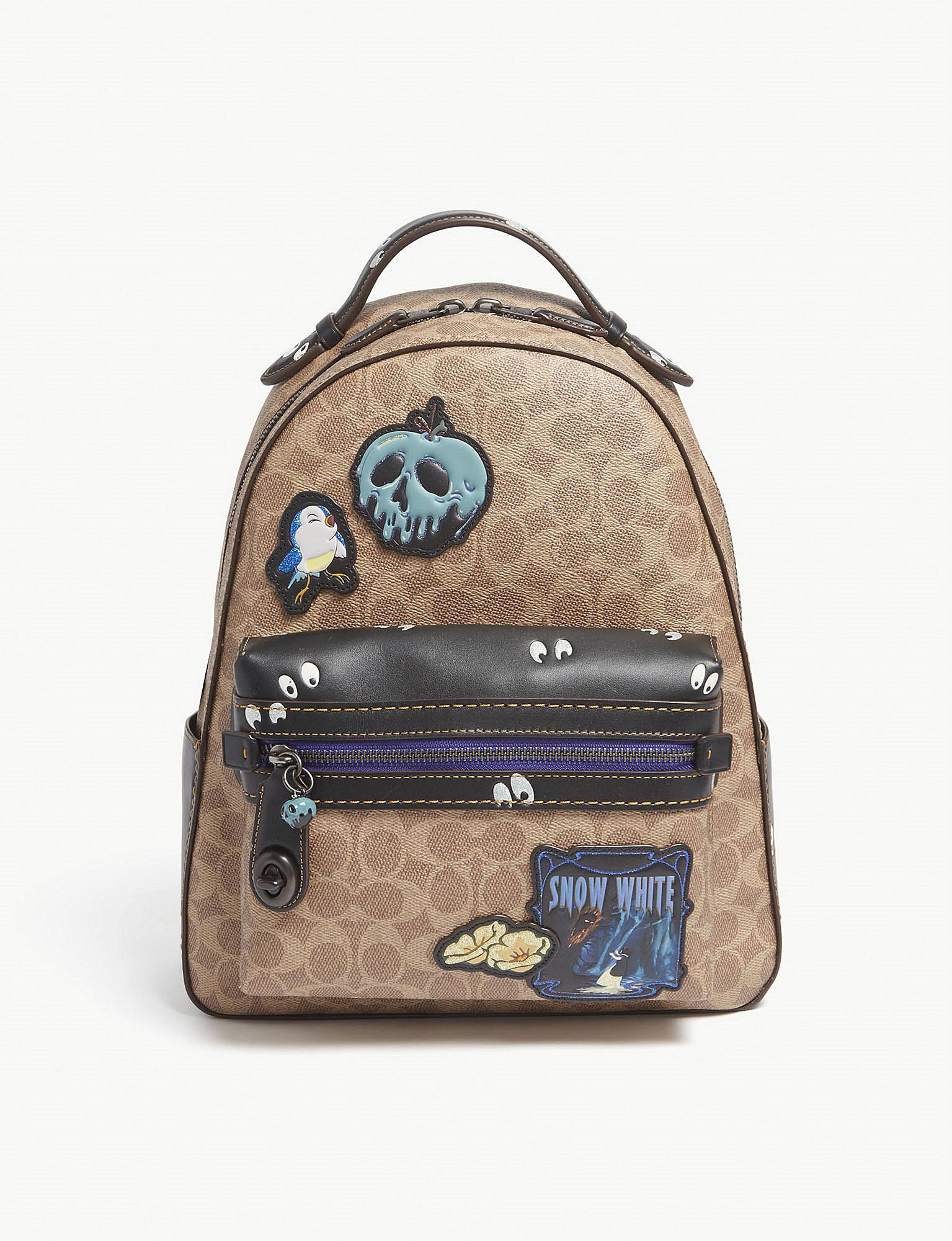coach snow white backpack