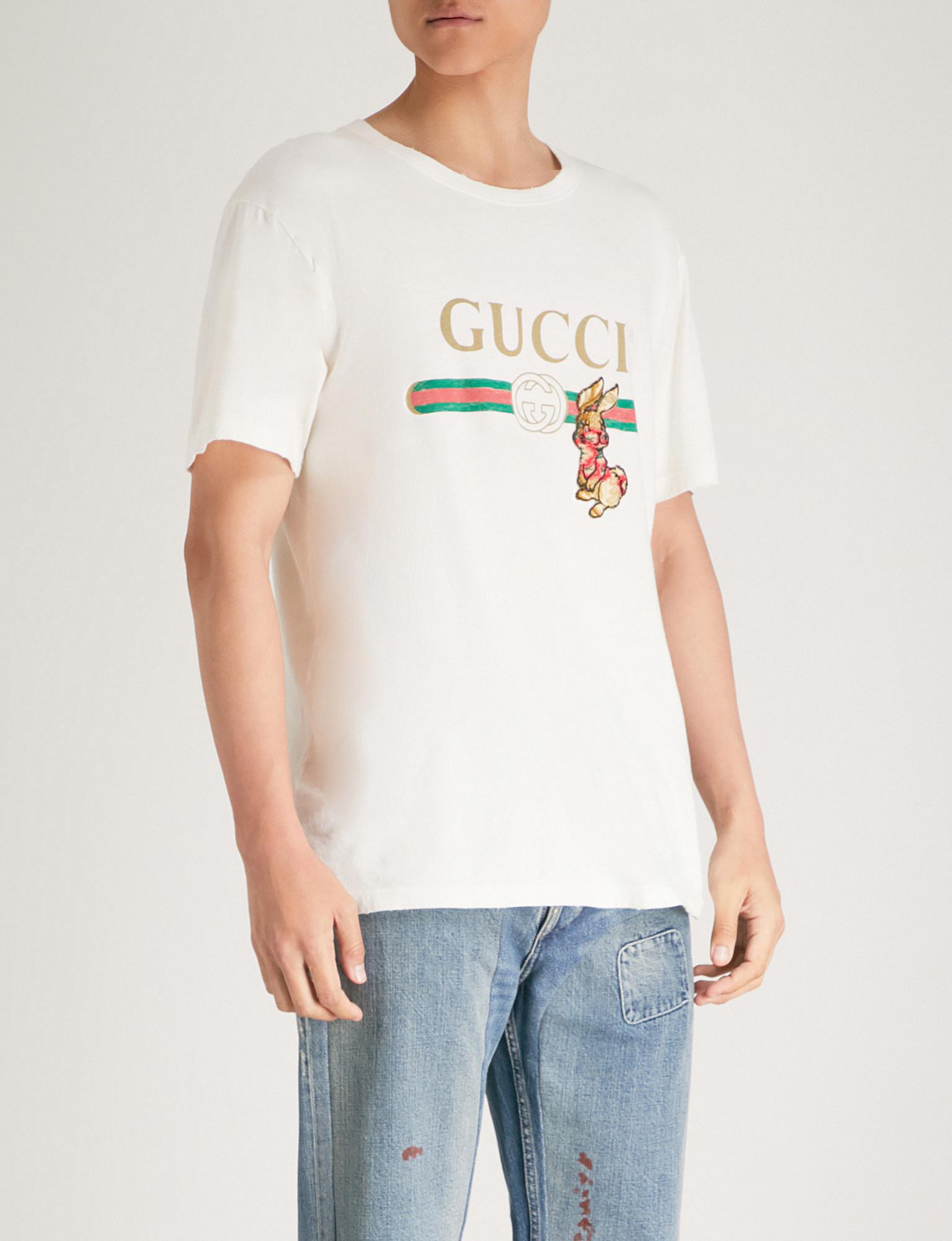 gucci t shirt bunny