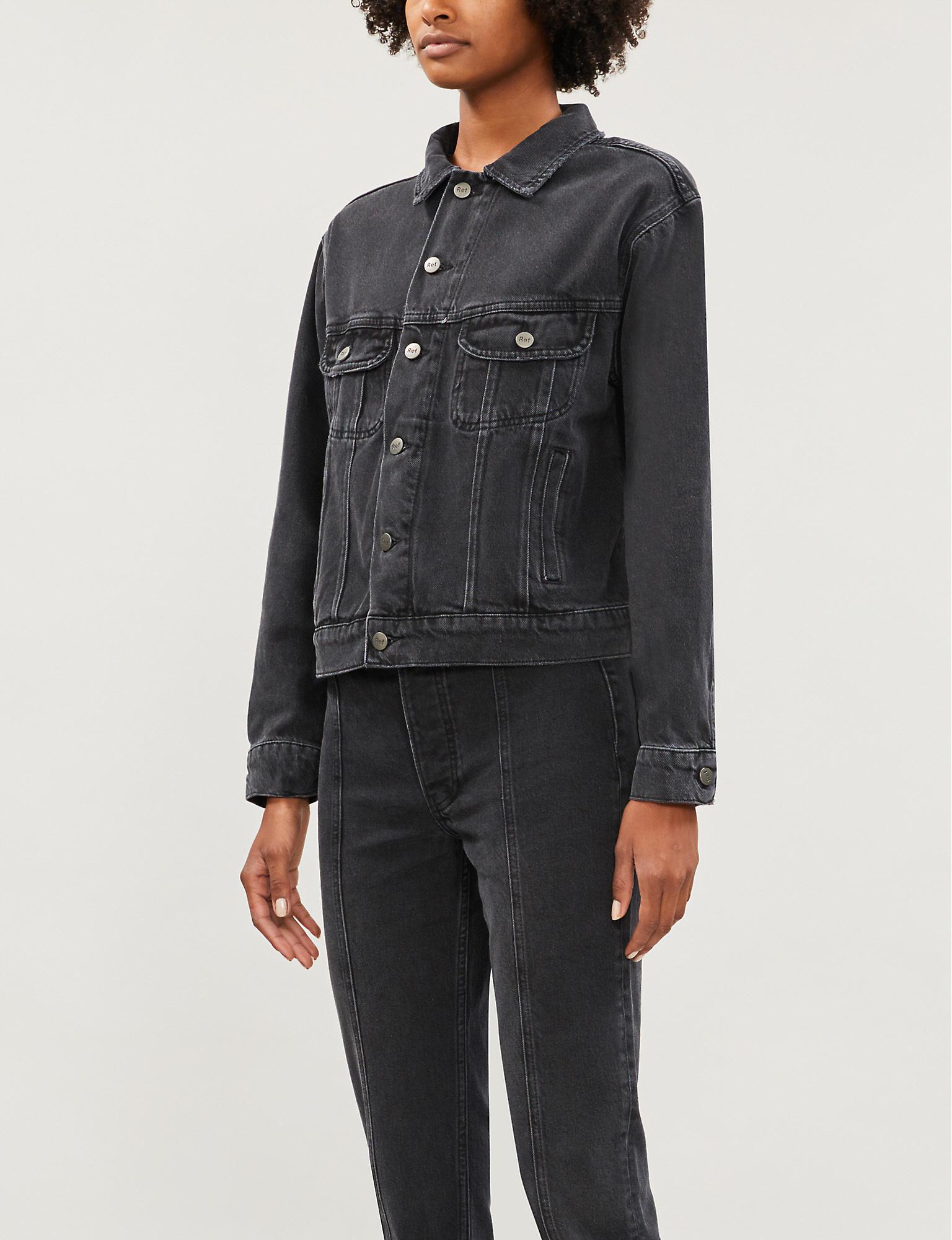 reformation denim jacket
