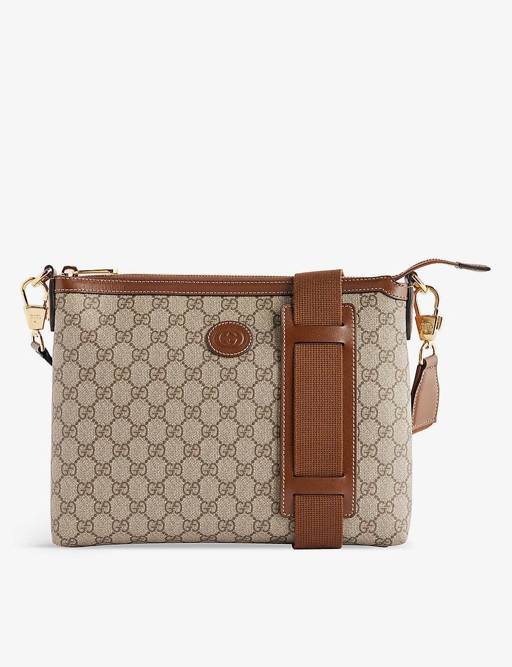 Ophidia GG Canvas Messenger Bag in Brown - Gucci