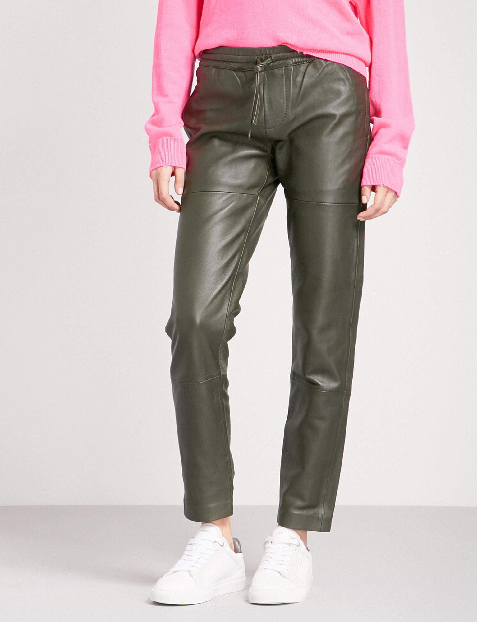 zadig & voltaire leather pants