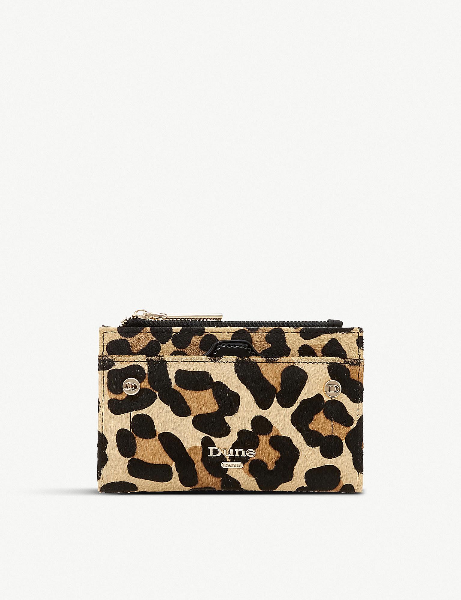 dune animal print purse