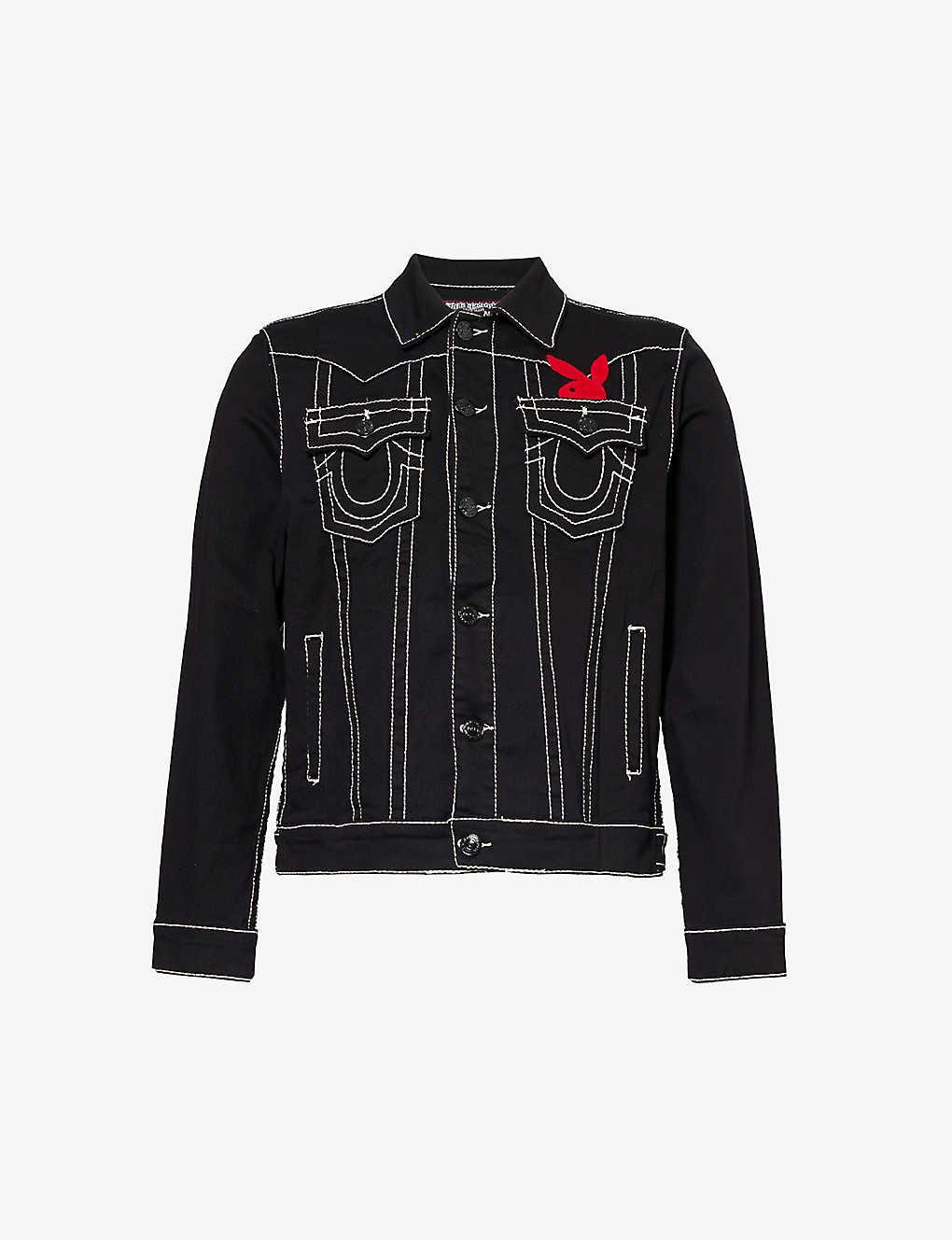 True religion top suede jacket