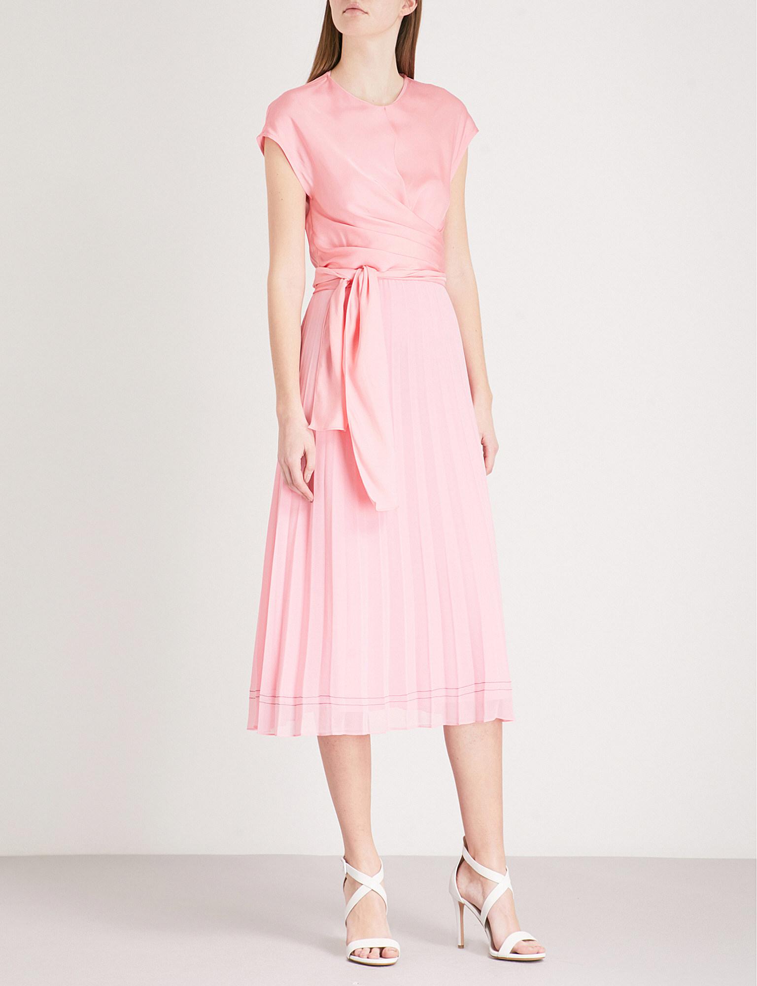 sandro pink dress