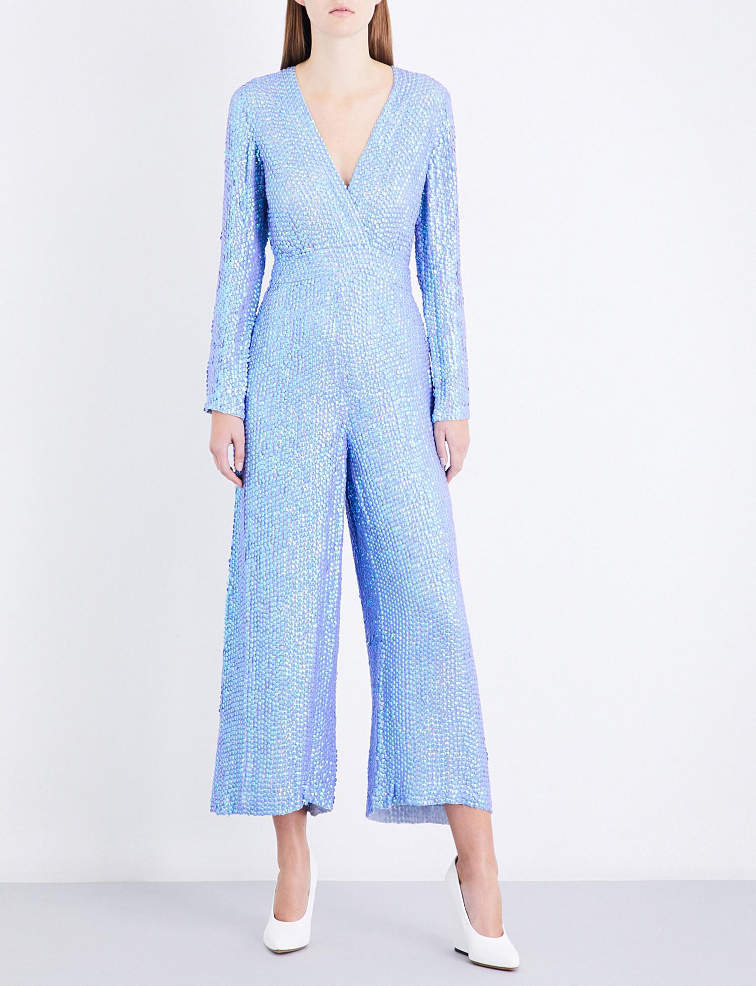 temperley london sequin jumpsuit