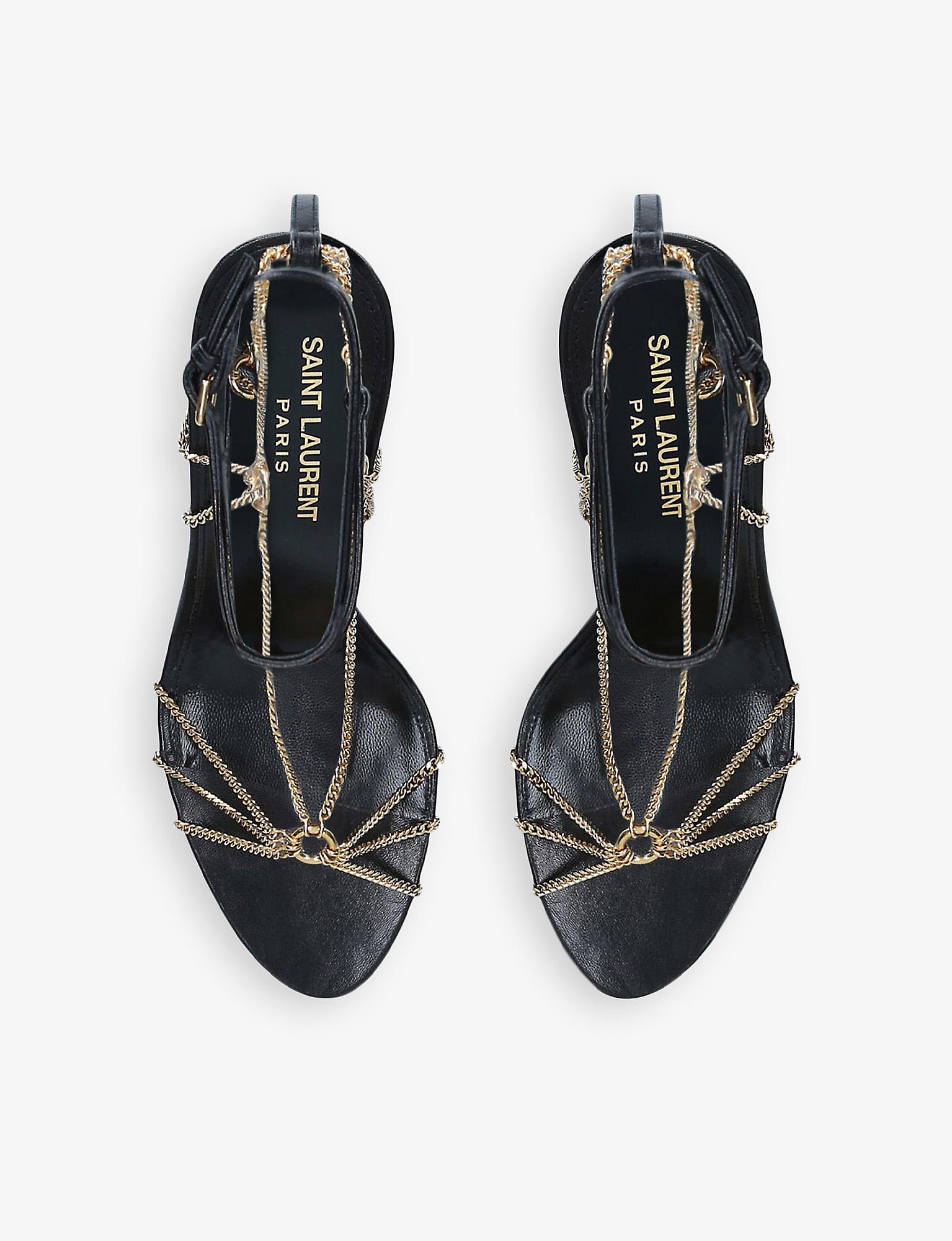 Saint laurent 2025 kiki sandals