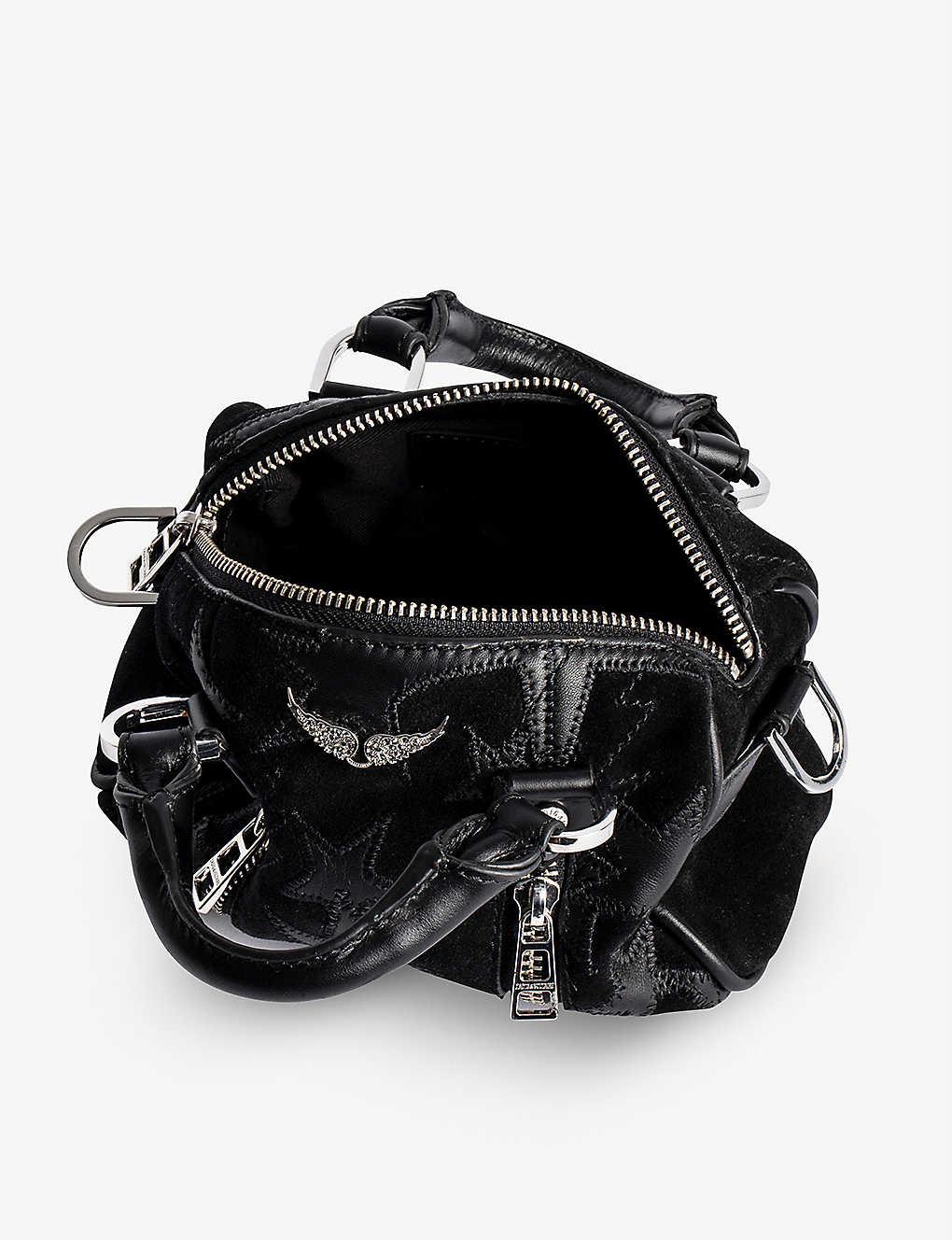 Zadig & Voltaire Sunny Nano Studs Bag In Black