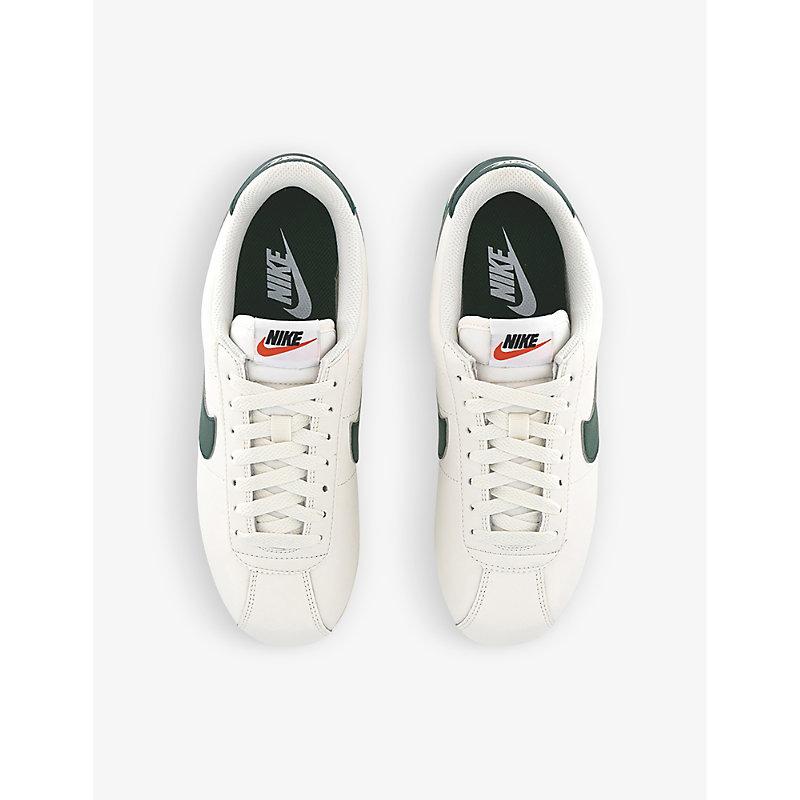 Nike Cortez Retro-branding Leather Low-top Trainers 9. in Green for Men |  Lyst