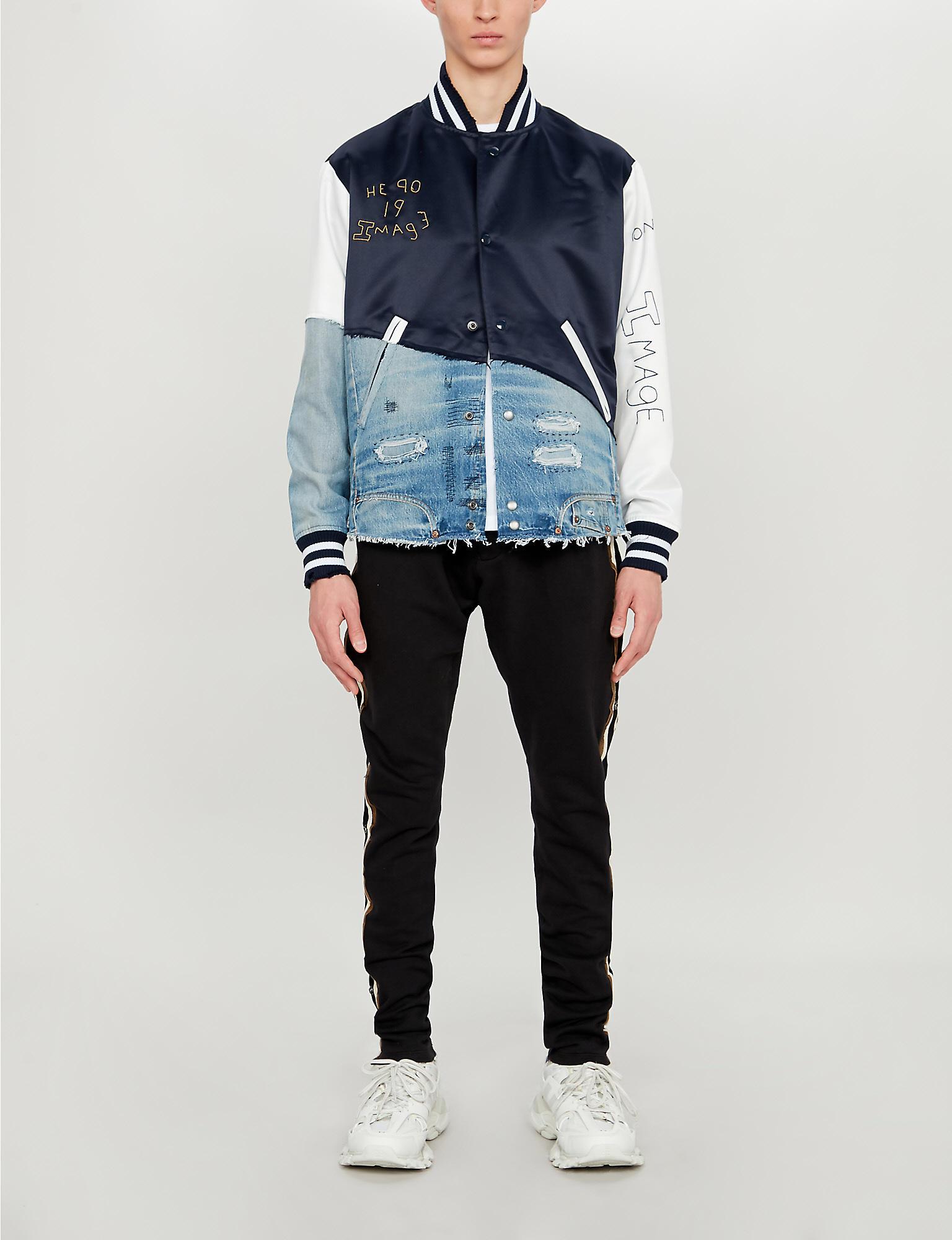 greg lauren denim jacket