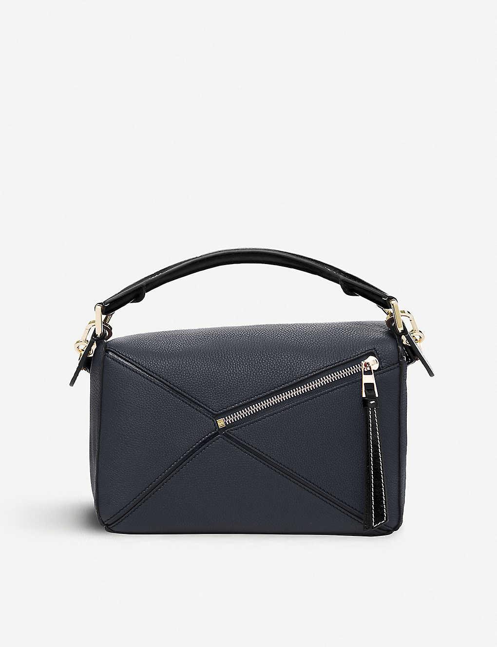 Got my dream Loewe small puzzle bag in midnight navy/black, pre