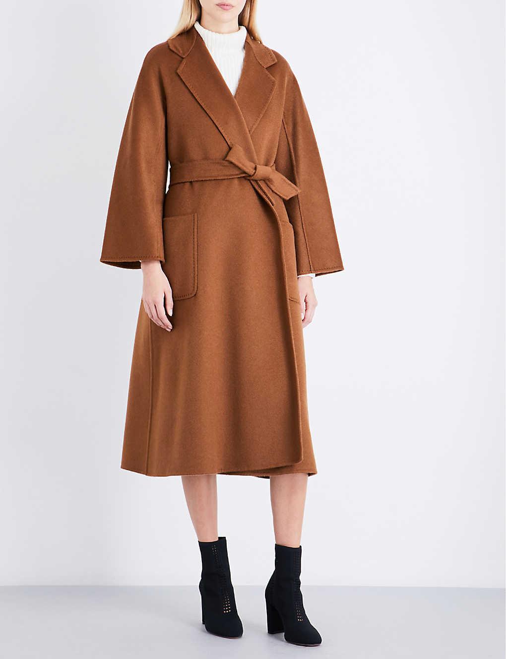 Max Mara Women's Brown Labbro Cashmere Coat | Lyst