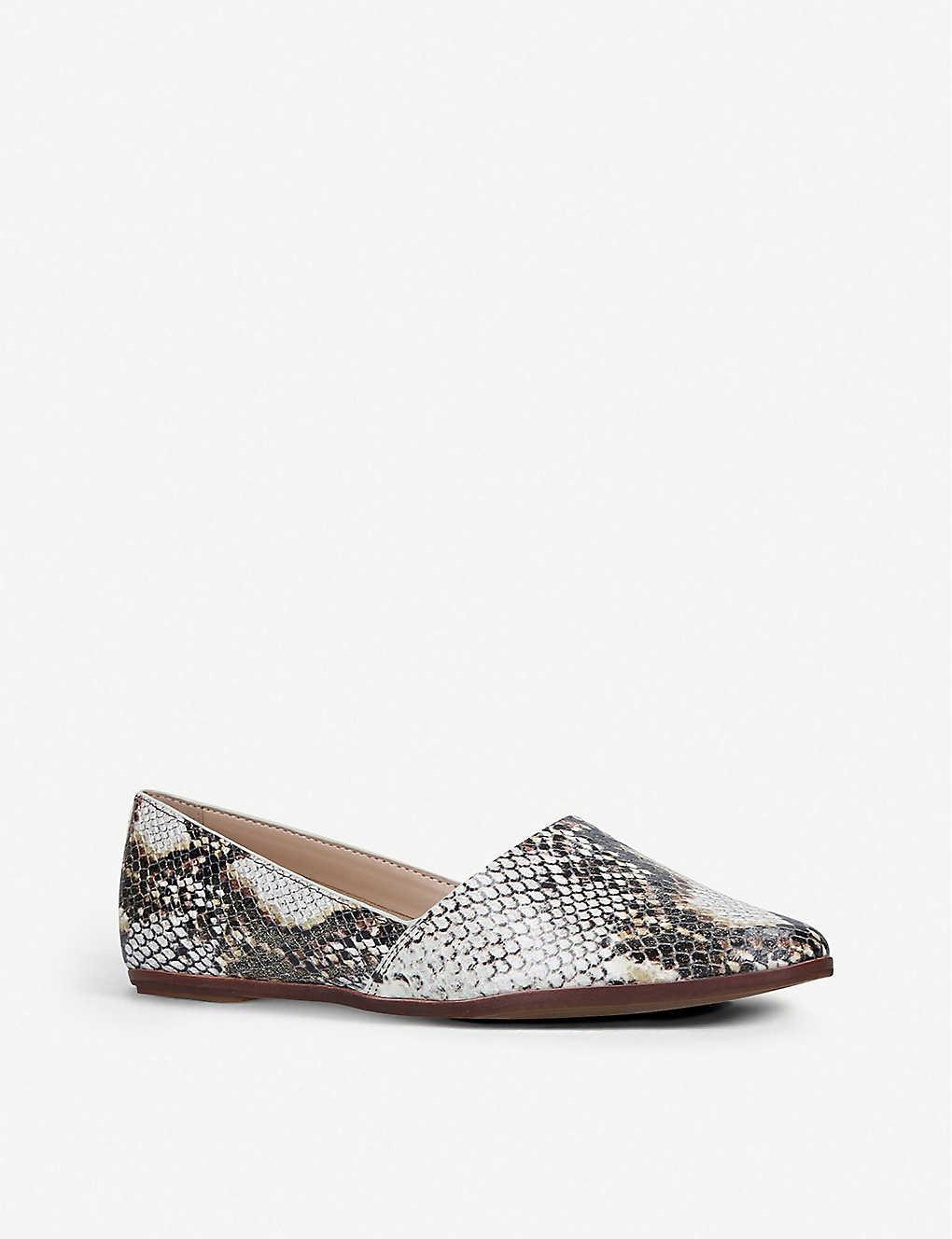 aldo snakeskin flats
