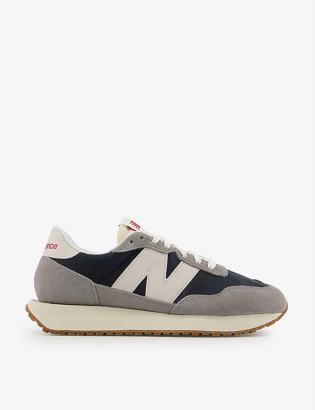 New Balance Mens Marblehead Ms237 Suede And Mesh Low-top Trainers 7 in Grey  for Men - Lyst