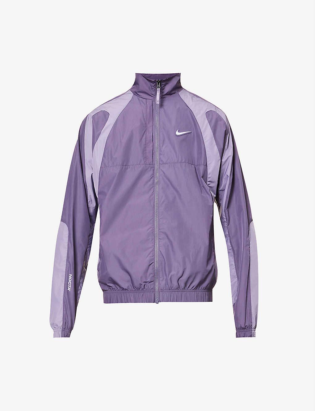 Nike Nocta Brand-appliqué Relaxed-fit Shell Track Jacket in Purple for Men  | Lyst