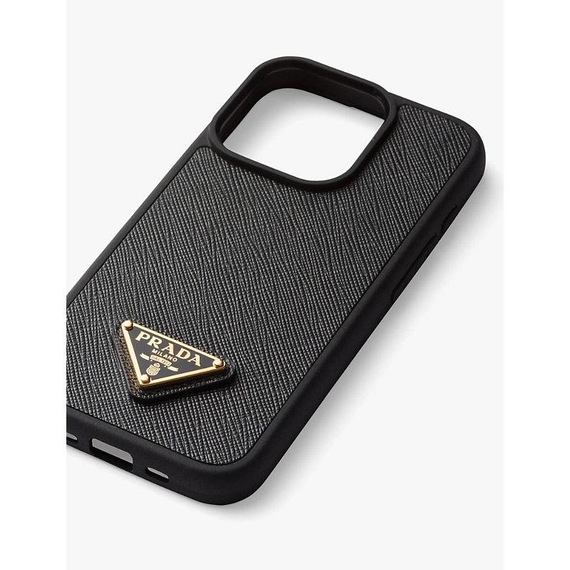 Prada saffiano leather phone case hotsell