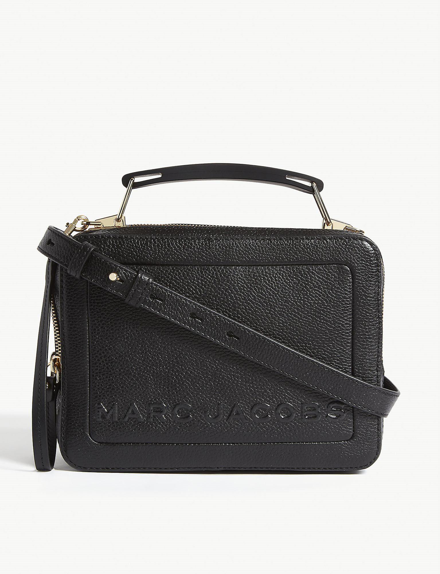 Marc Jacobs The Box Bag Leather Cross-body Bag in Black - Save 11% - Lyst