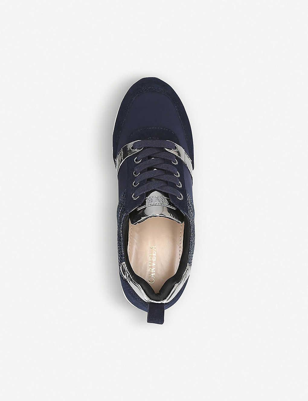 carvela justified trainers white