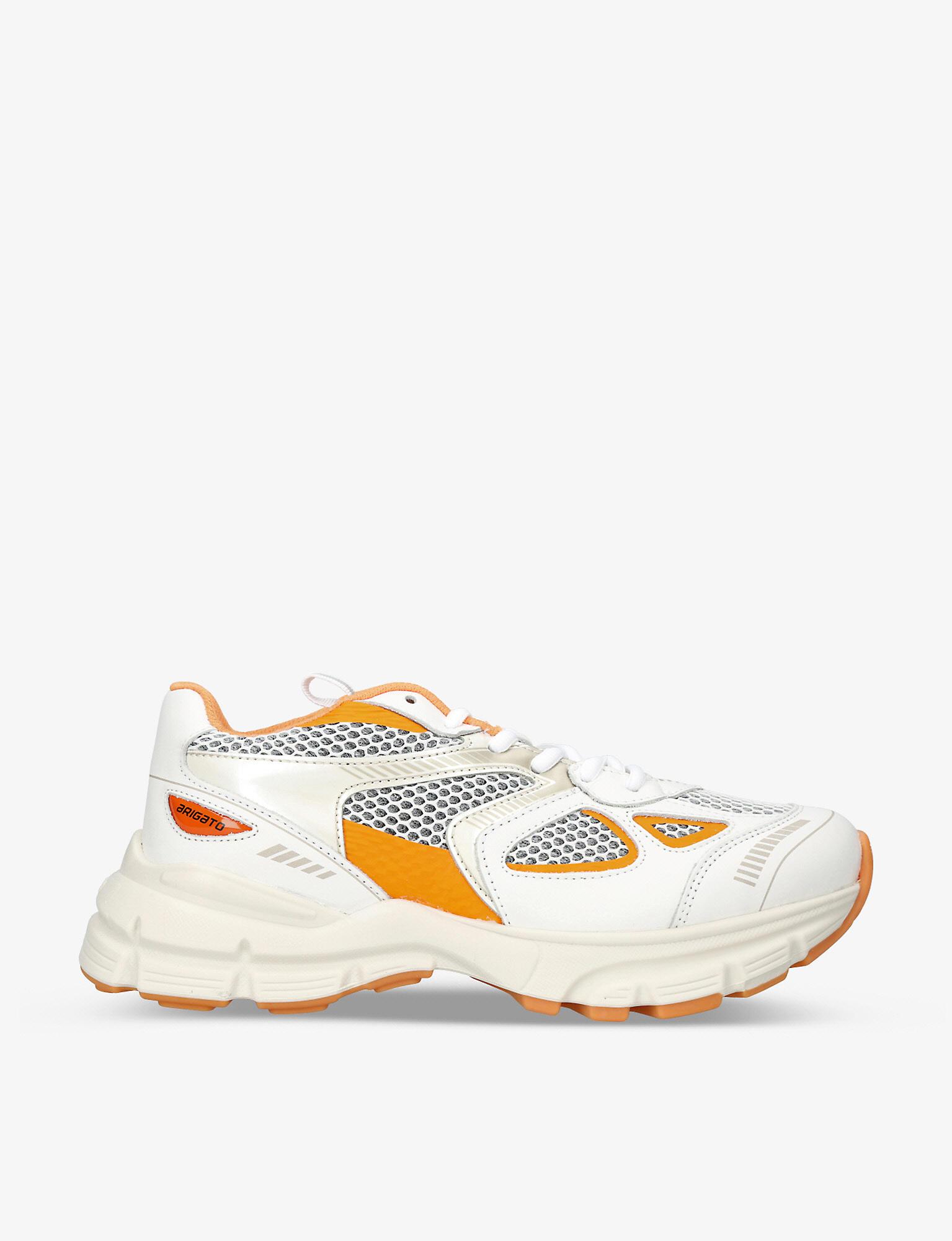 Axel Arigato Marathon Runner Mesh And Leather Low-top Trainers in ...