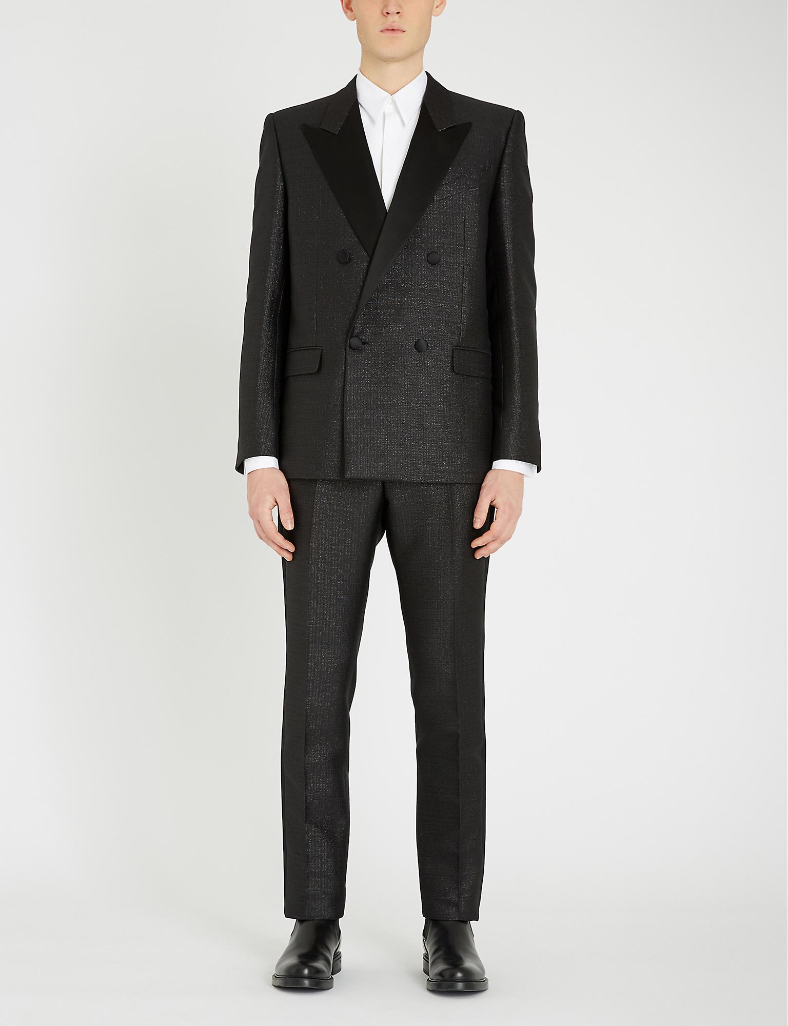Givenchy Classic Double-breasted Suit in Black for Men | Lyst