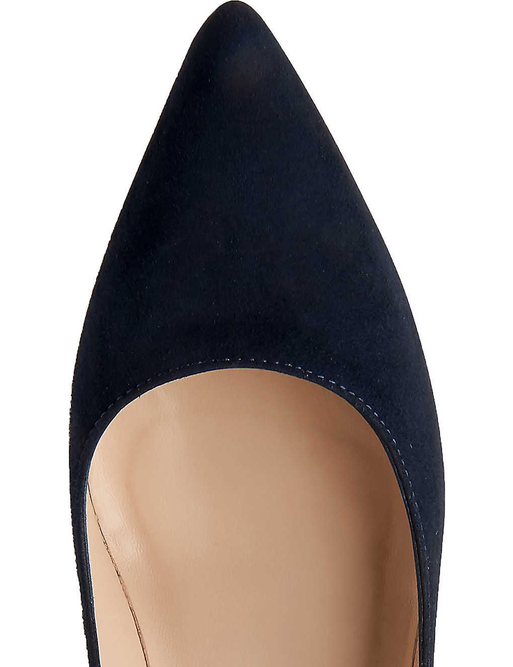 lk bennett floret suede