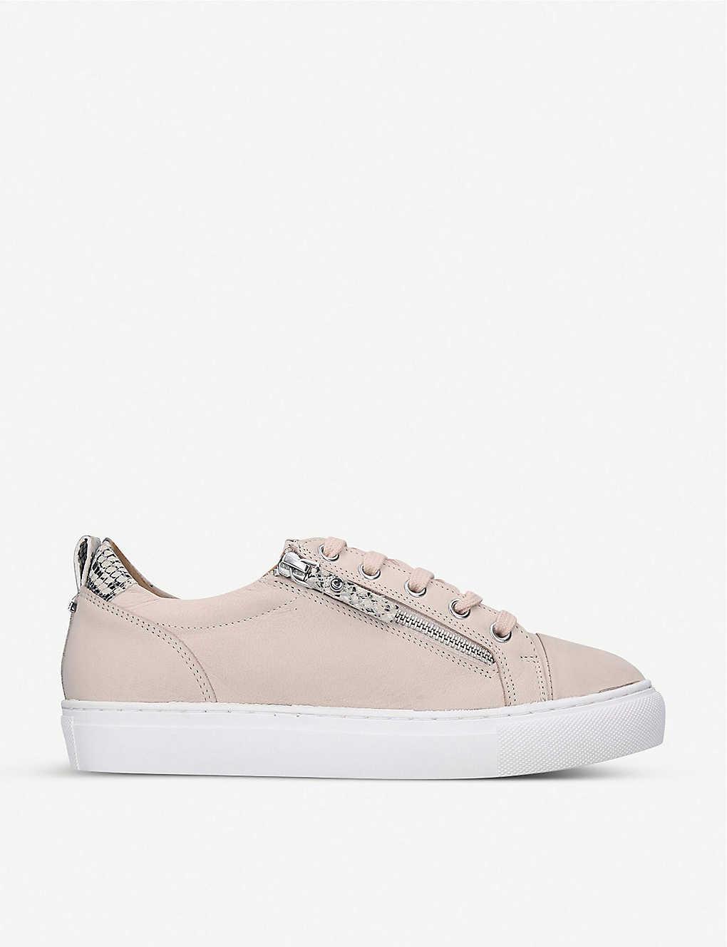 carvela snakeskin trainers