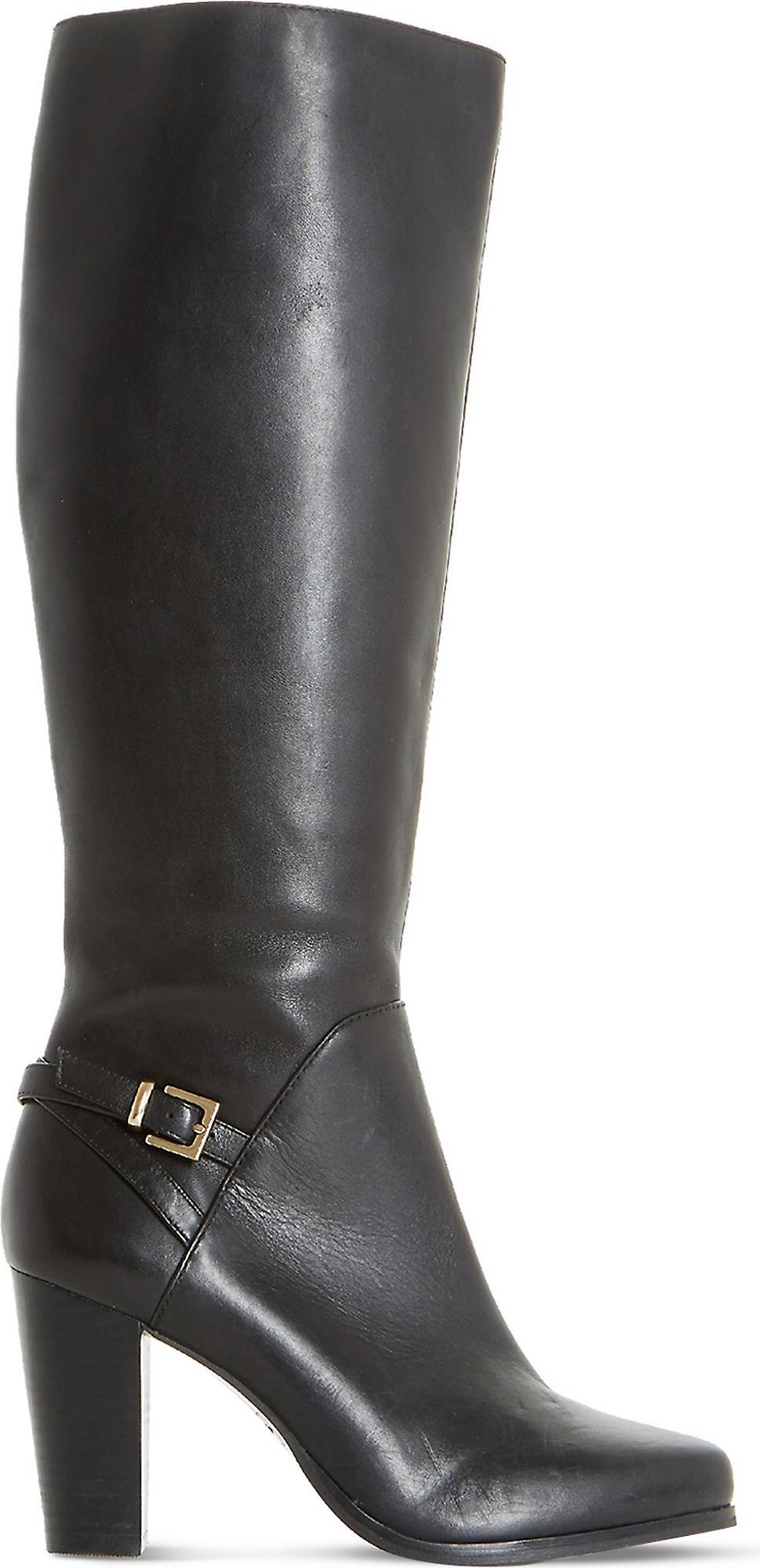 Dune Leather Ladies Black Glamour Samuelle Knee-high Boots - Lyst