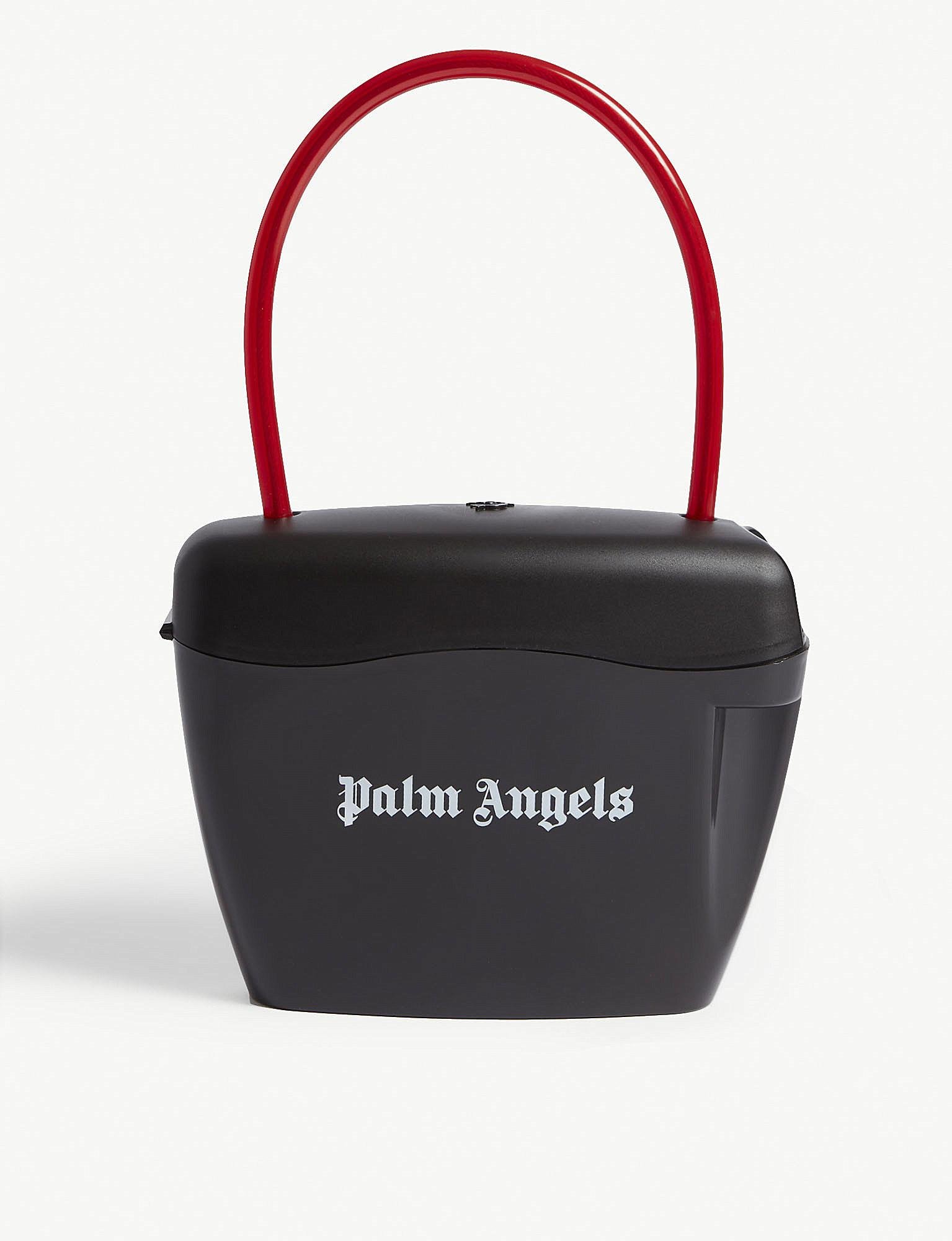 white palm angels padlock bag