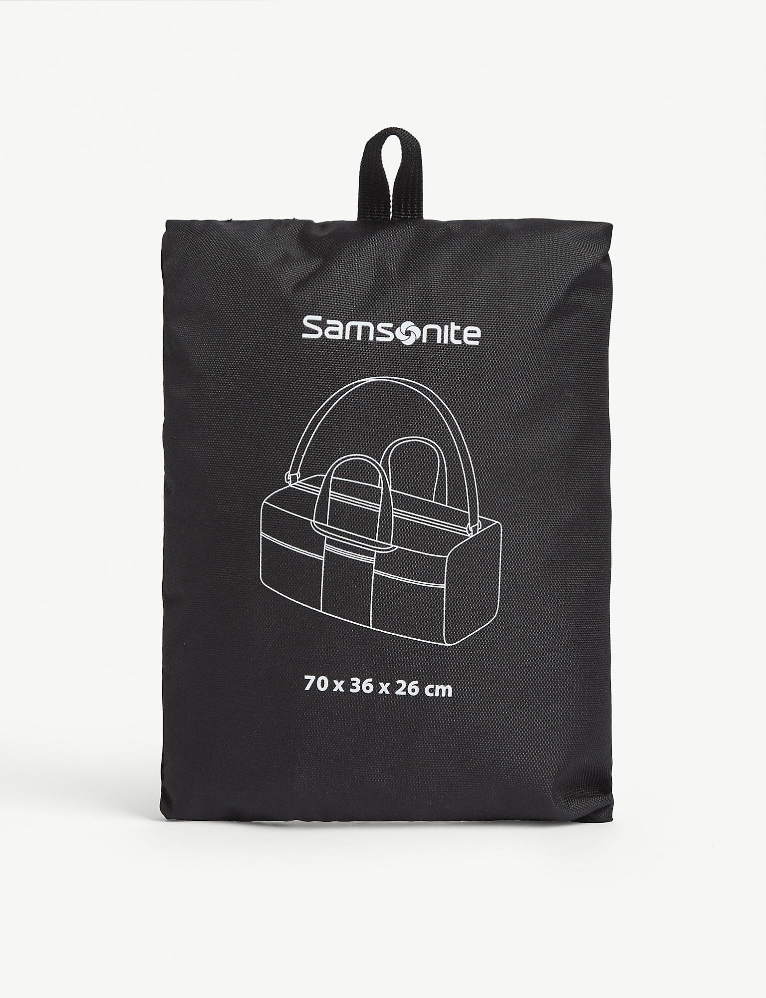 Samsonite Xl Foldable Duffle Bag in Black | Lyst