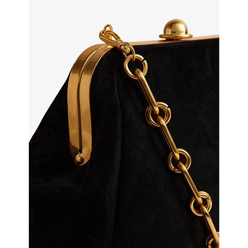 Ted baker deals velvet clutch bag