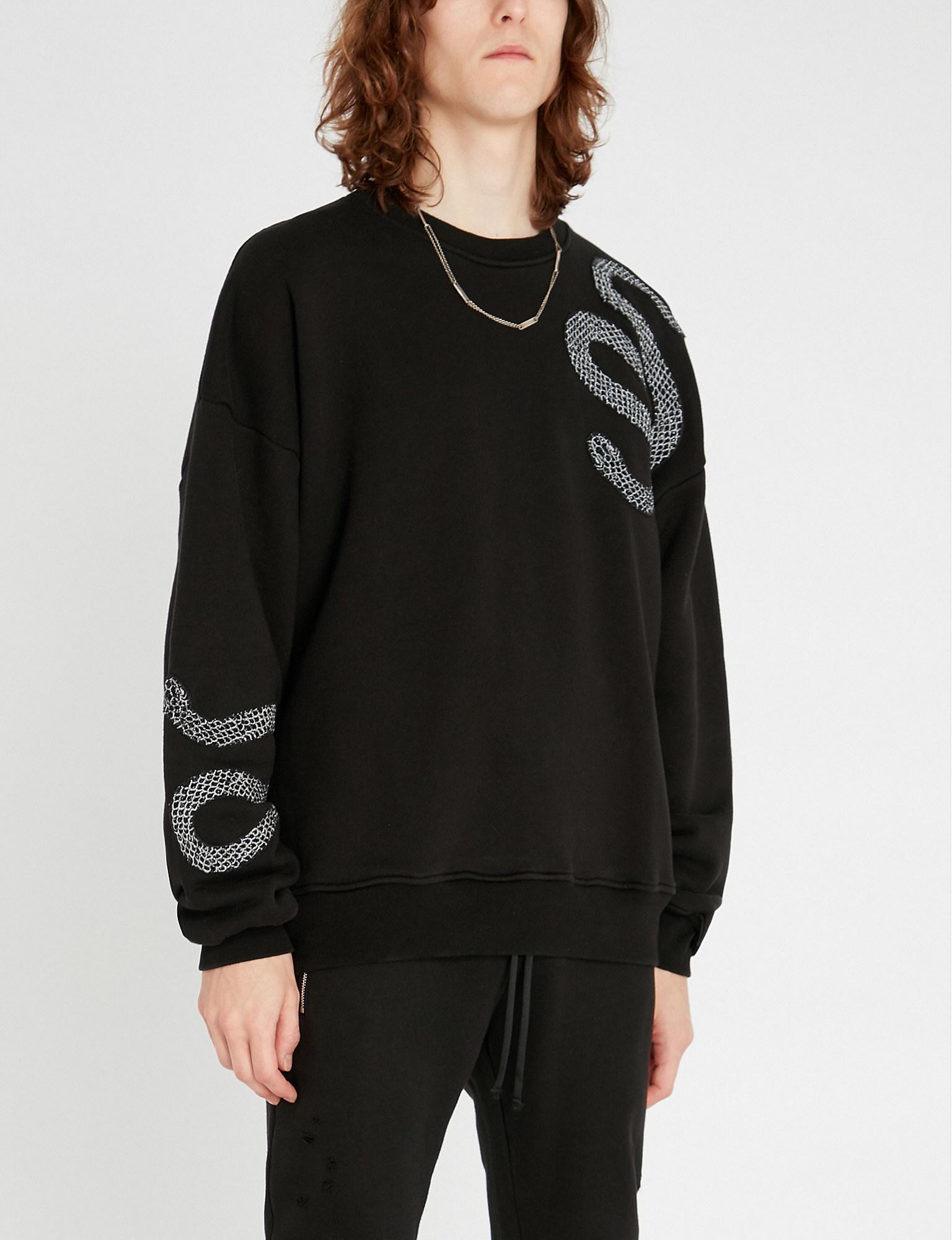 amiri snake sweater