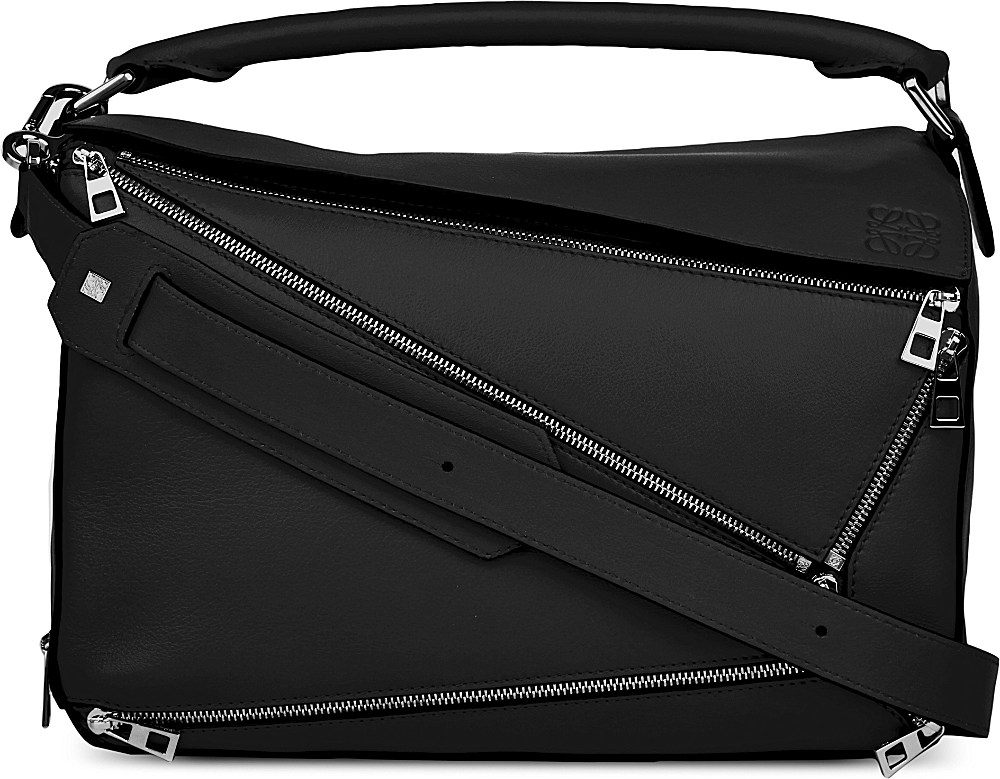 Loewe Black Medium Zip Puzzle Bag ref.687508 - Joli Closet