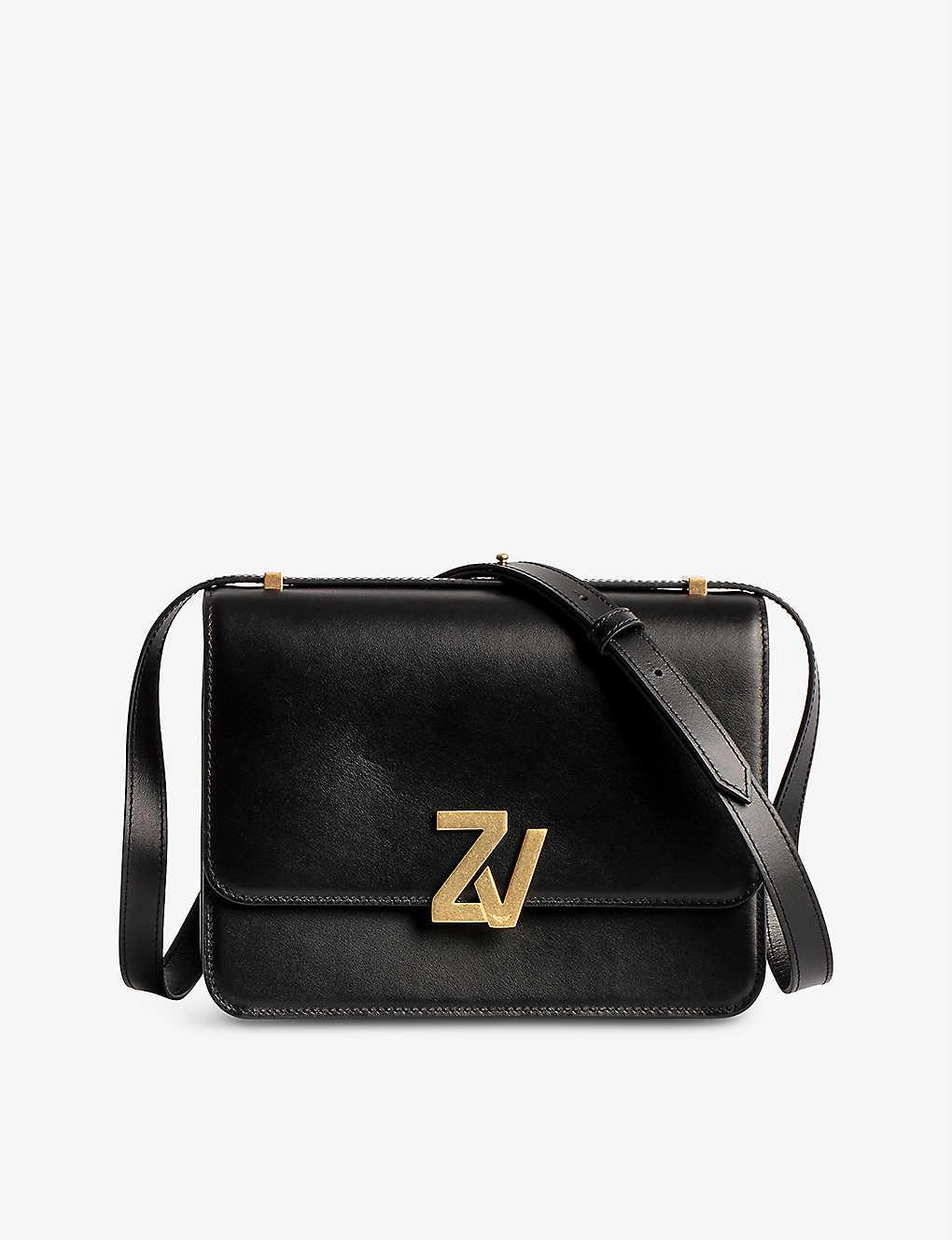 Zadig & Voltaire Zv City Leather Crossbody Bag in Black Lyst
