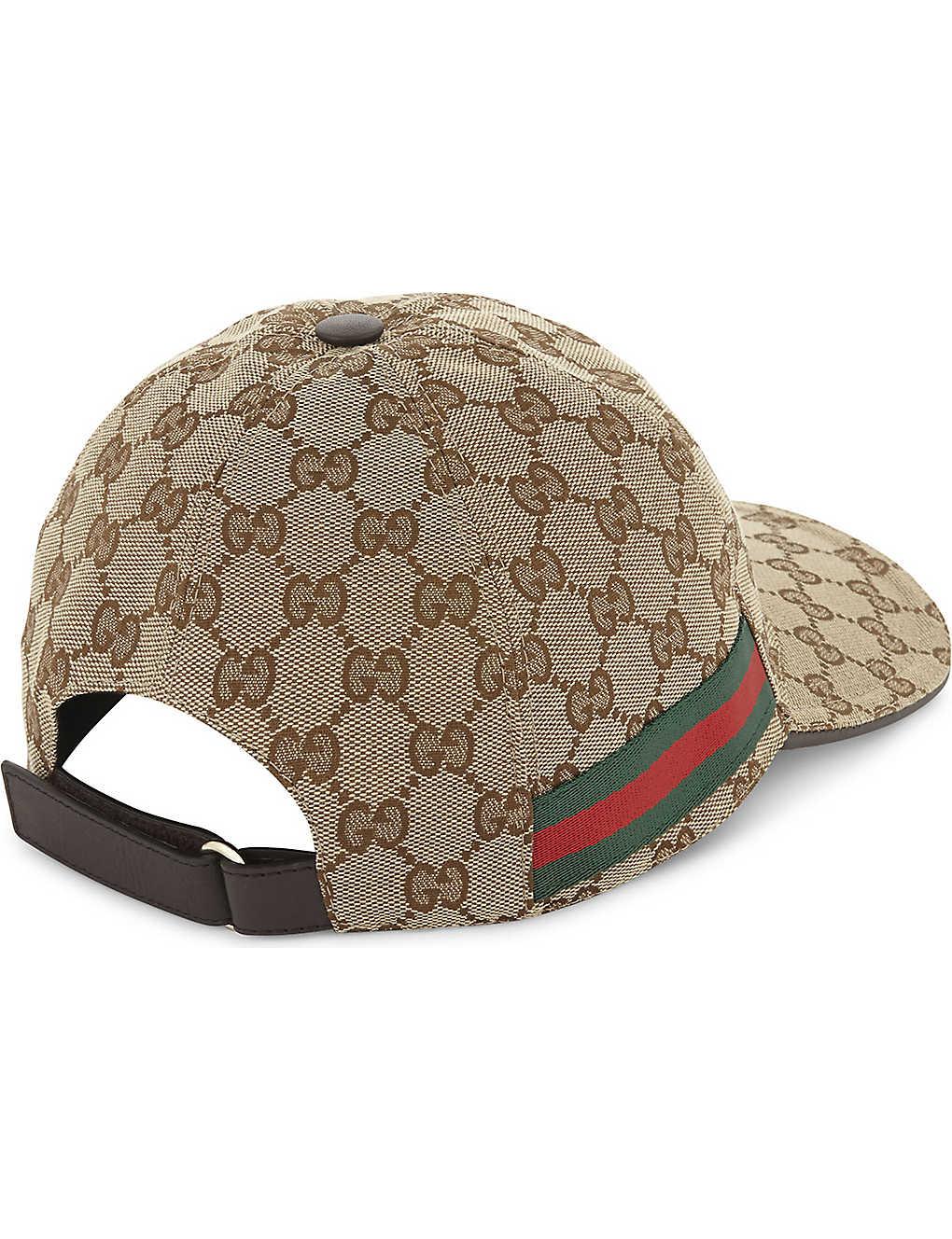 gg web stripe baseball cap
