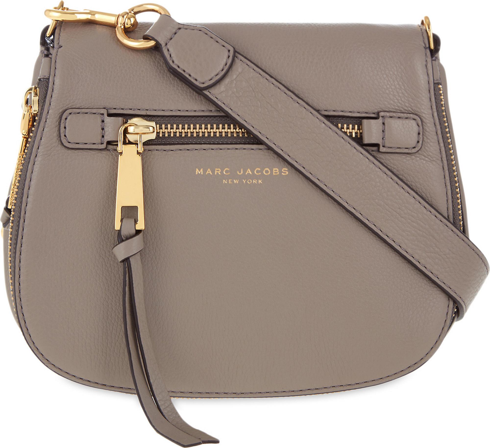 MARC JACOBS: The Snapshot Cane bag in grained leather - Black
