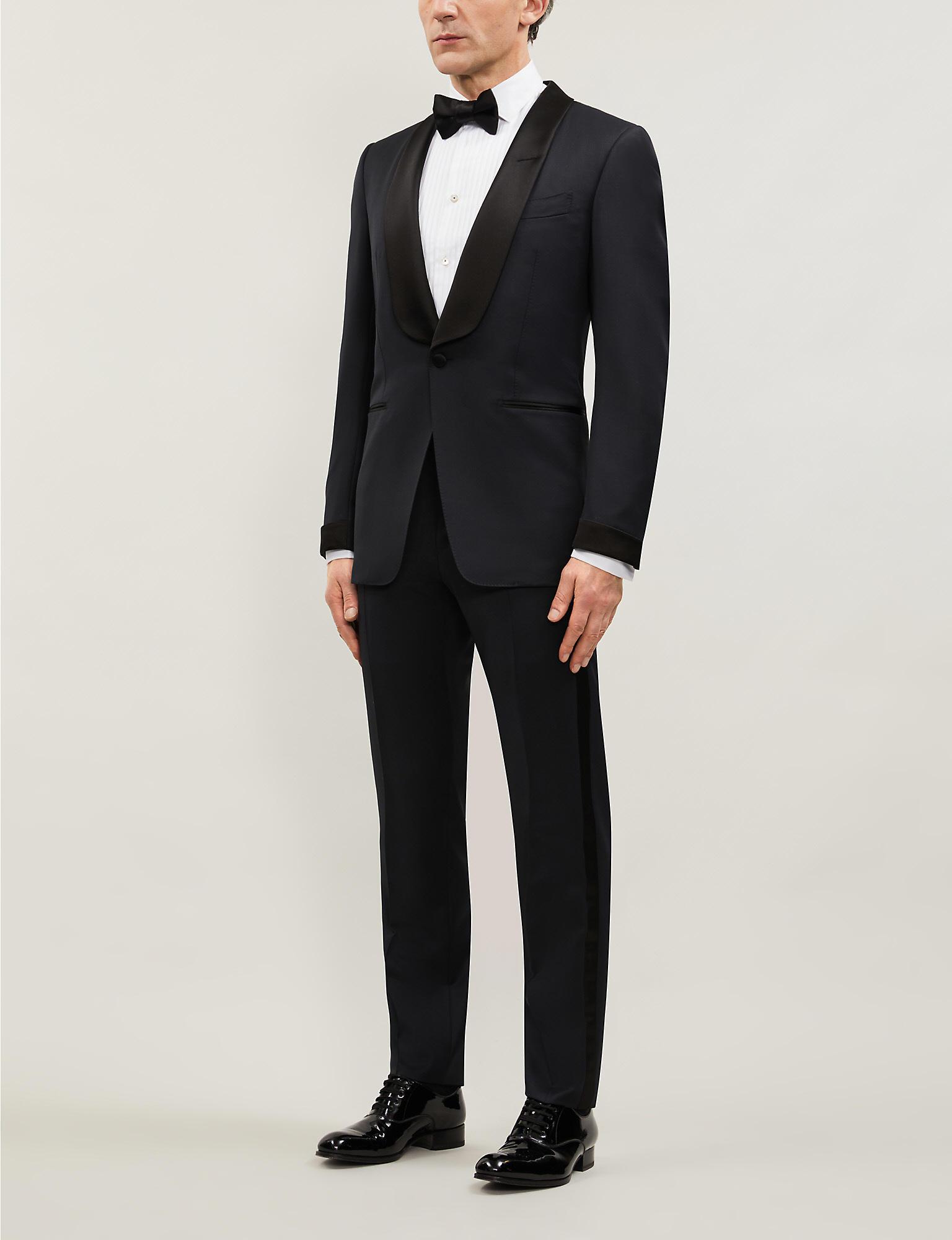 De er boble genetisk Tom Ford Classic-fit Wool And Mohair-blend Tuxedo in Black for Men | Lyst