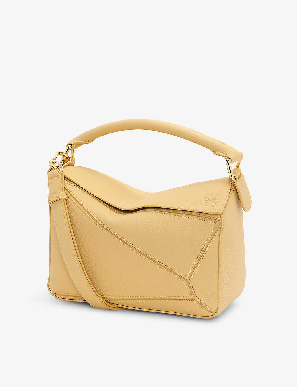 Loewe Puzzle Small Leather Shoulder Bag in Metallic | Lyst