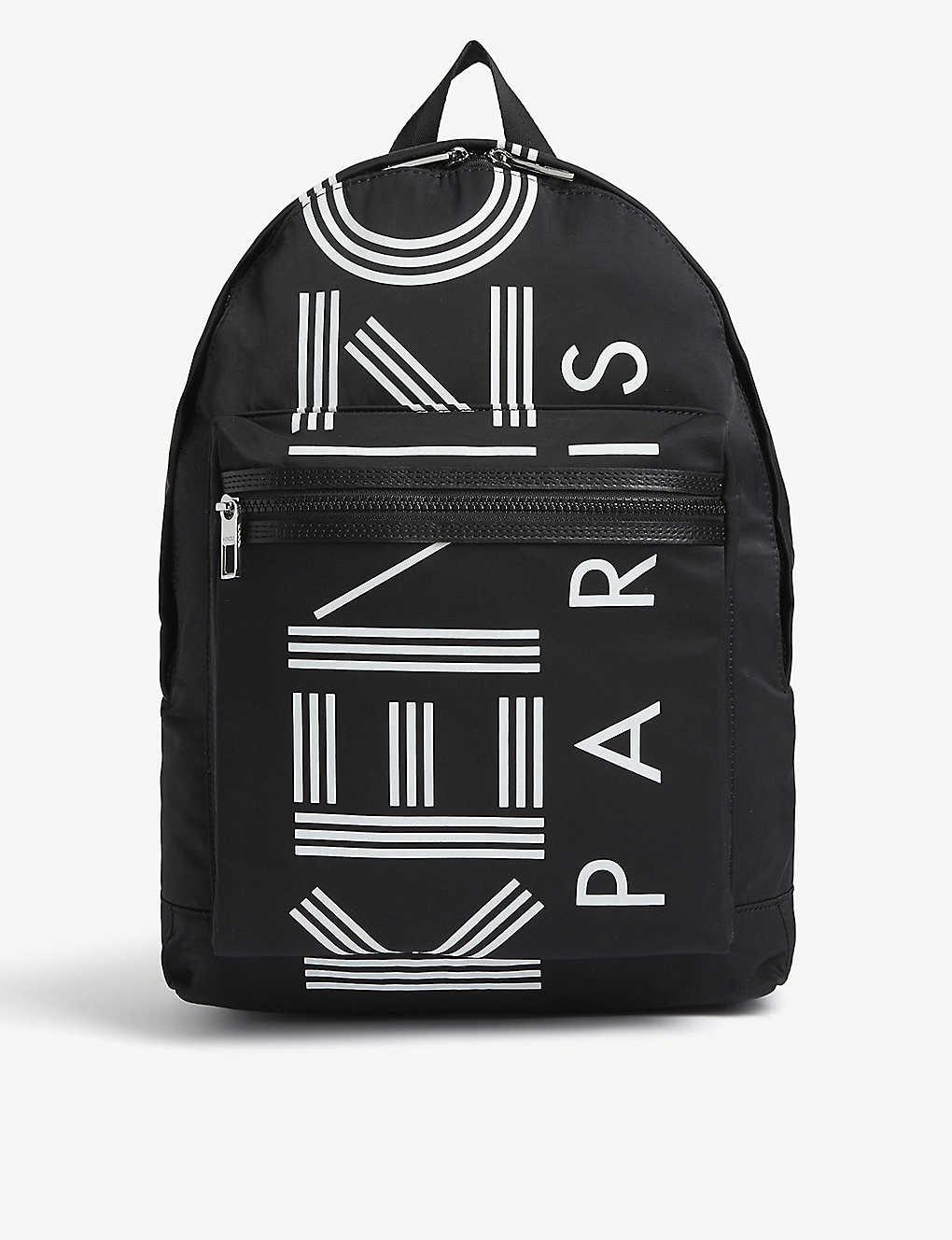 kenzo black backpack