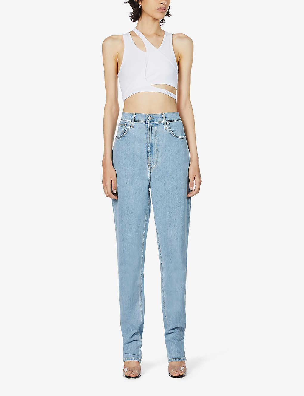 Helmut Lang Faux Leather Tube Top | WWW.HELMUTLANG.COM